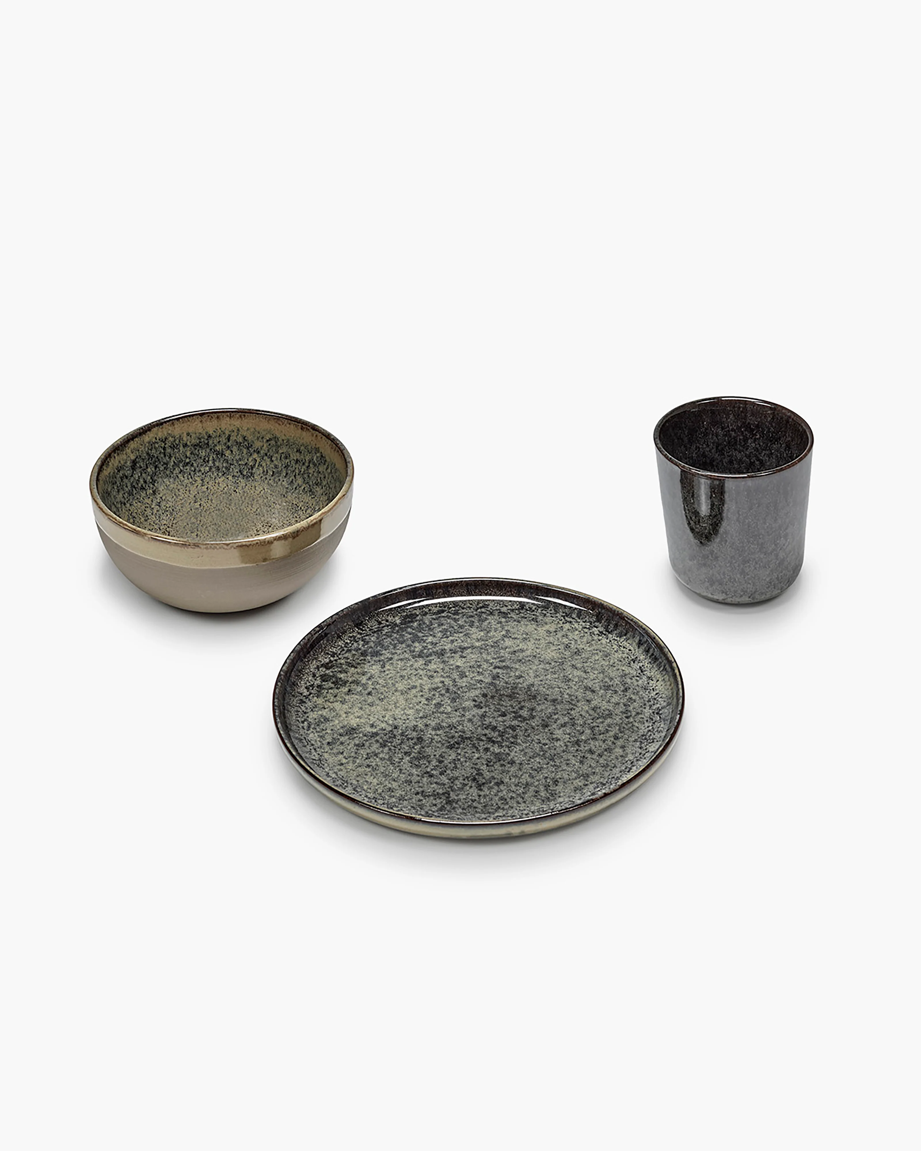 Breakfast set 12 pieces indi gray Surface - Image 2