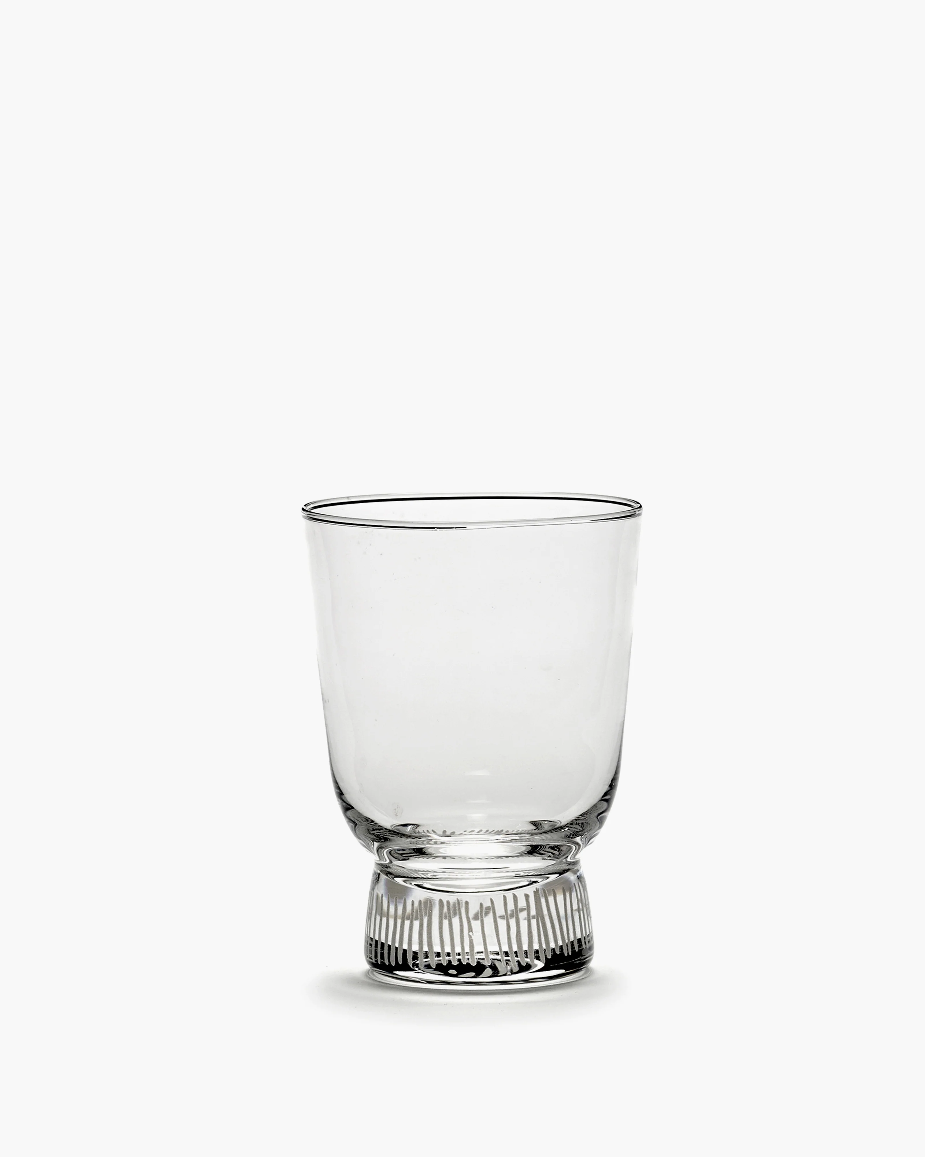 Glass stripes sandblasted Feast
