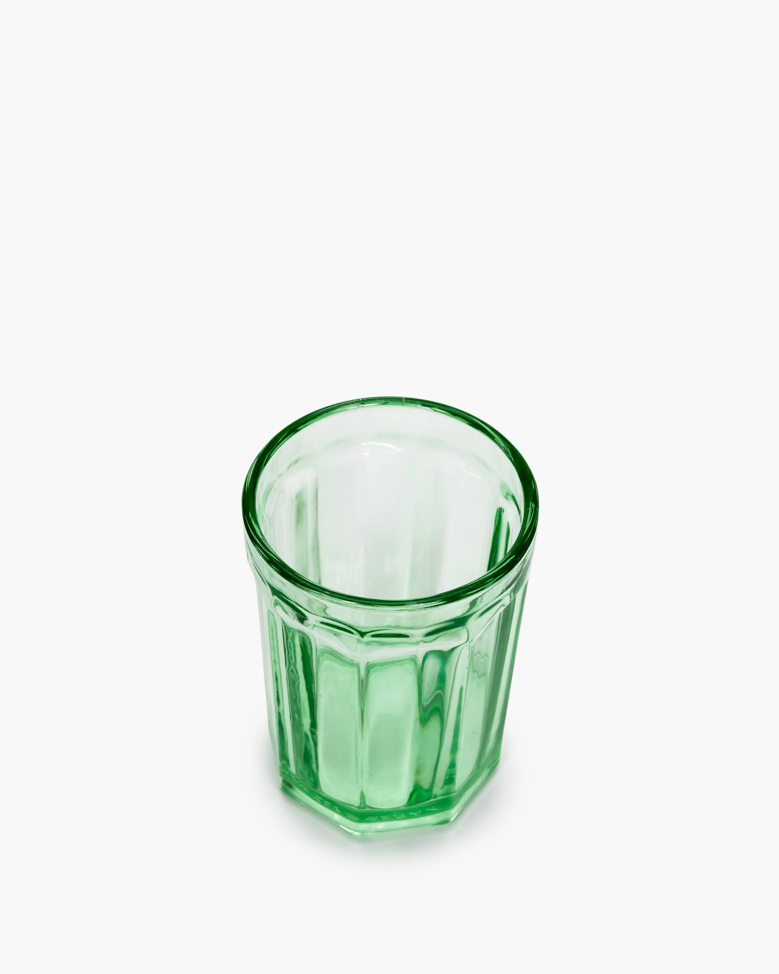 Glass 40cl green Fish & Fish - Image 3