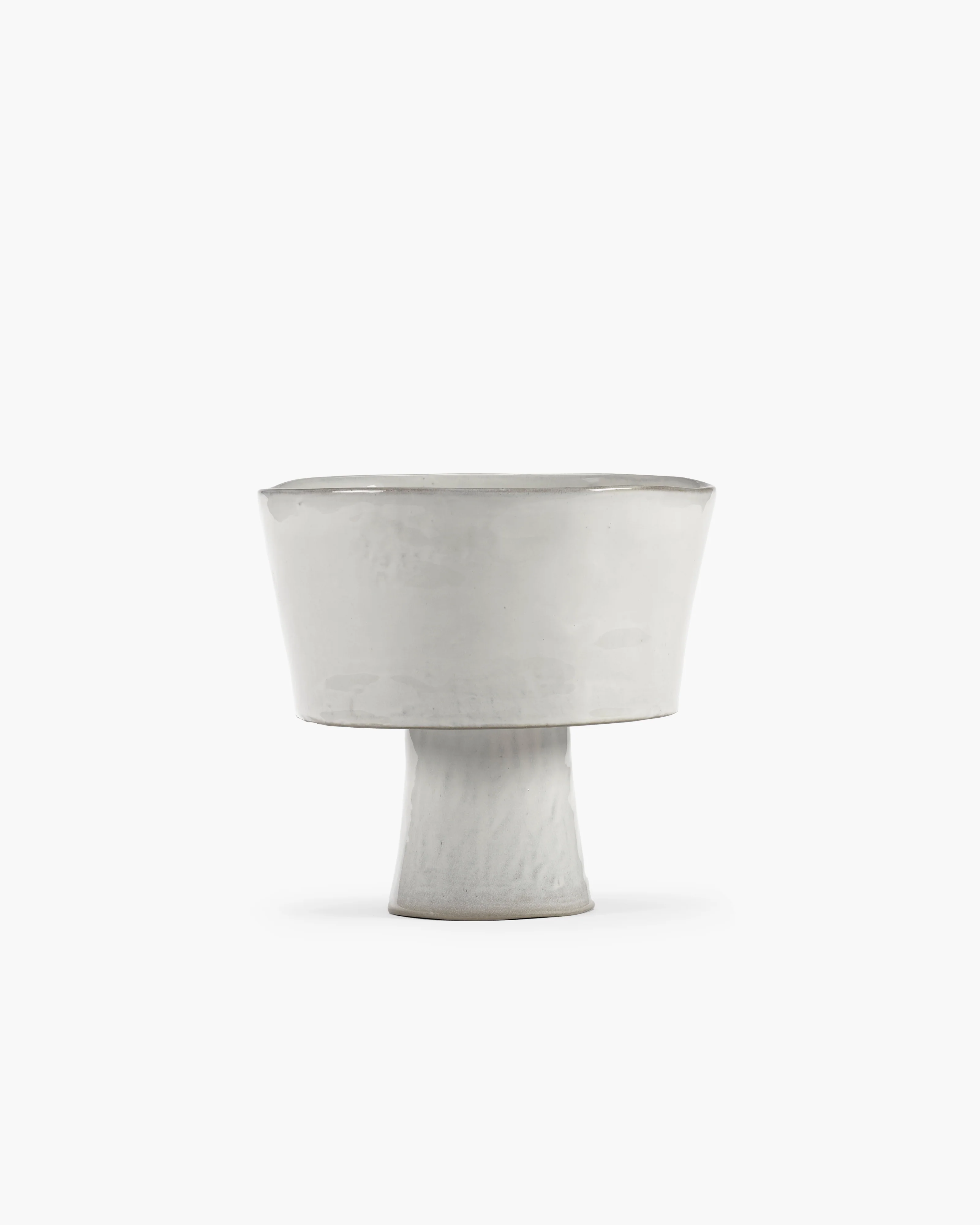 High bowl on foot off-white La Mère - Image 2