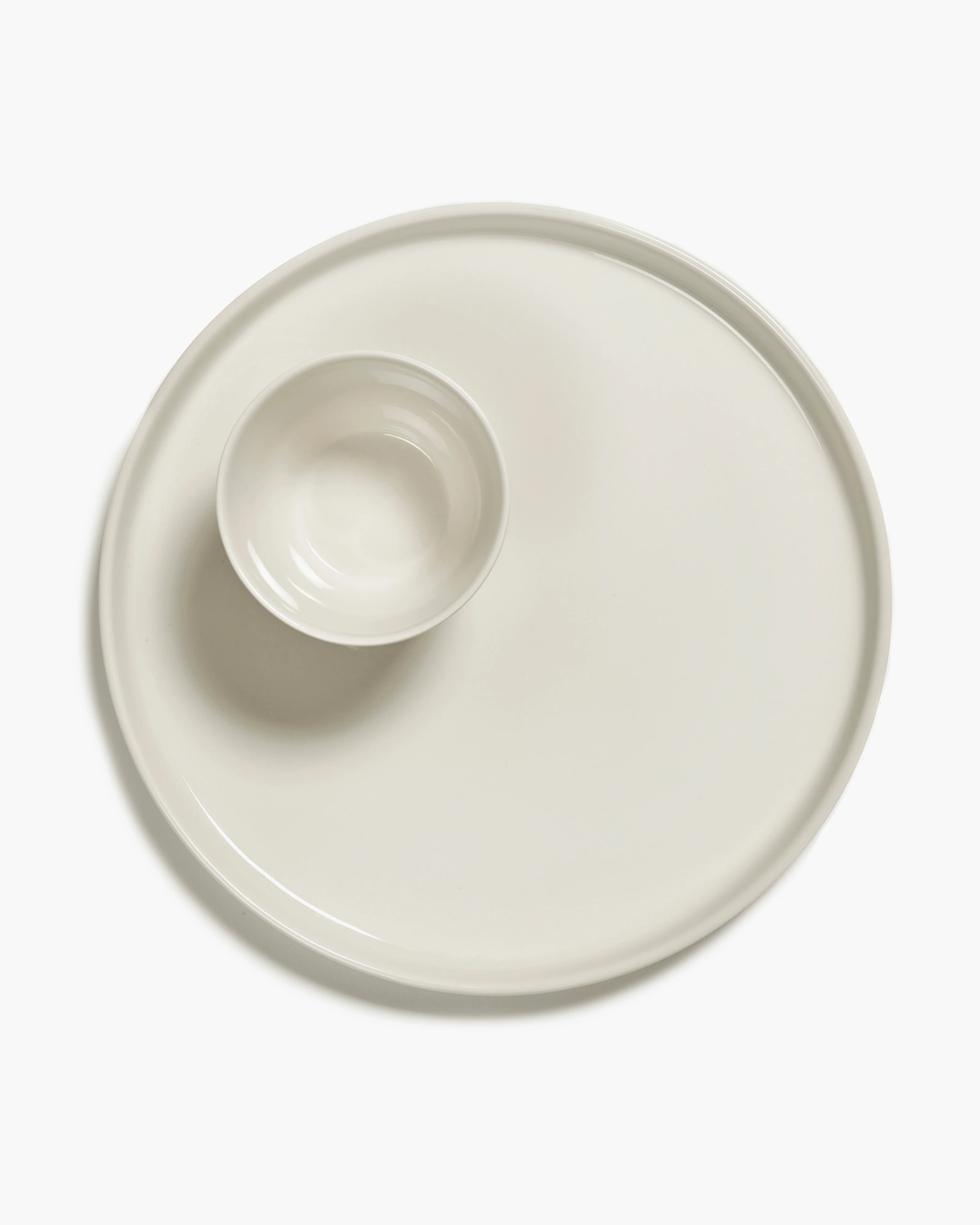High dinner plate ivory Cena - Image 4