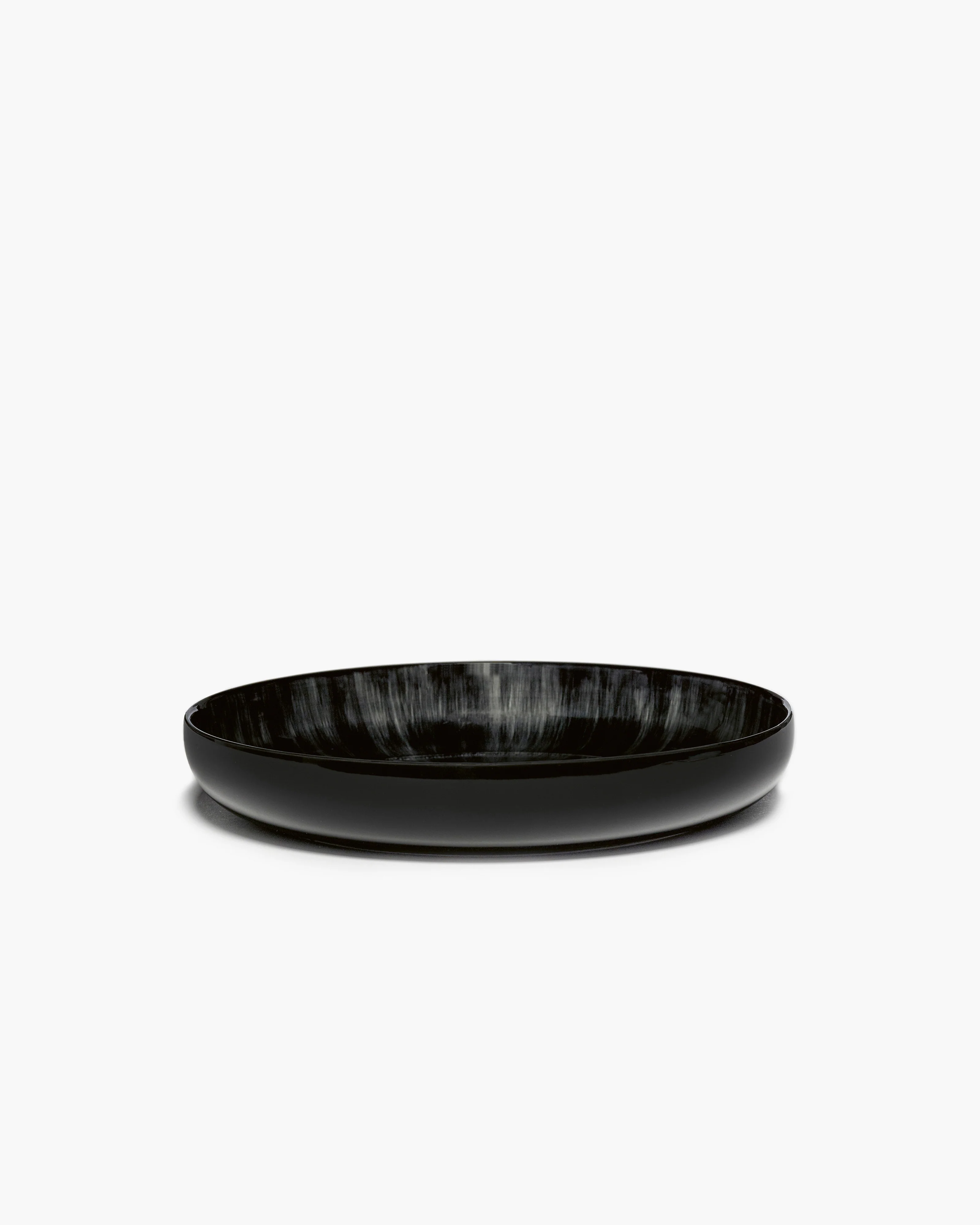 Deep plate L white/black variation c Dé