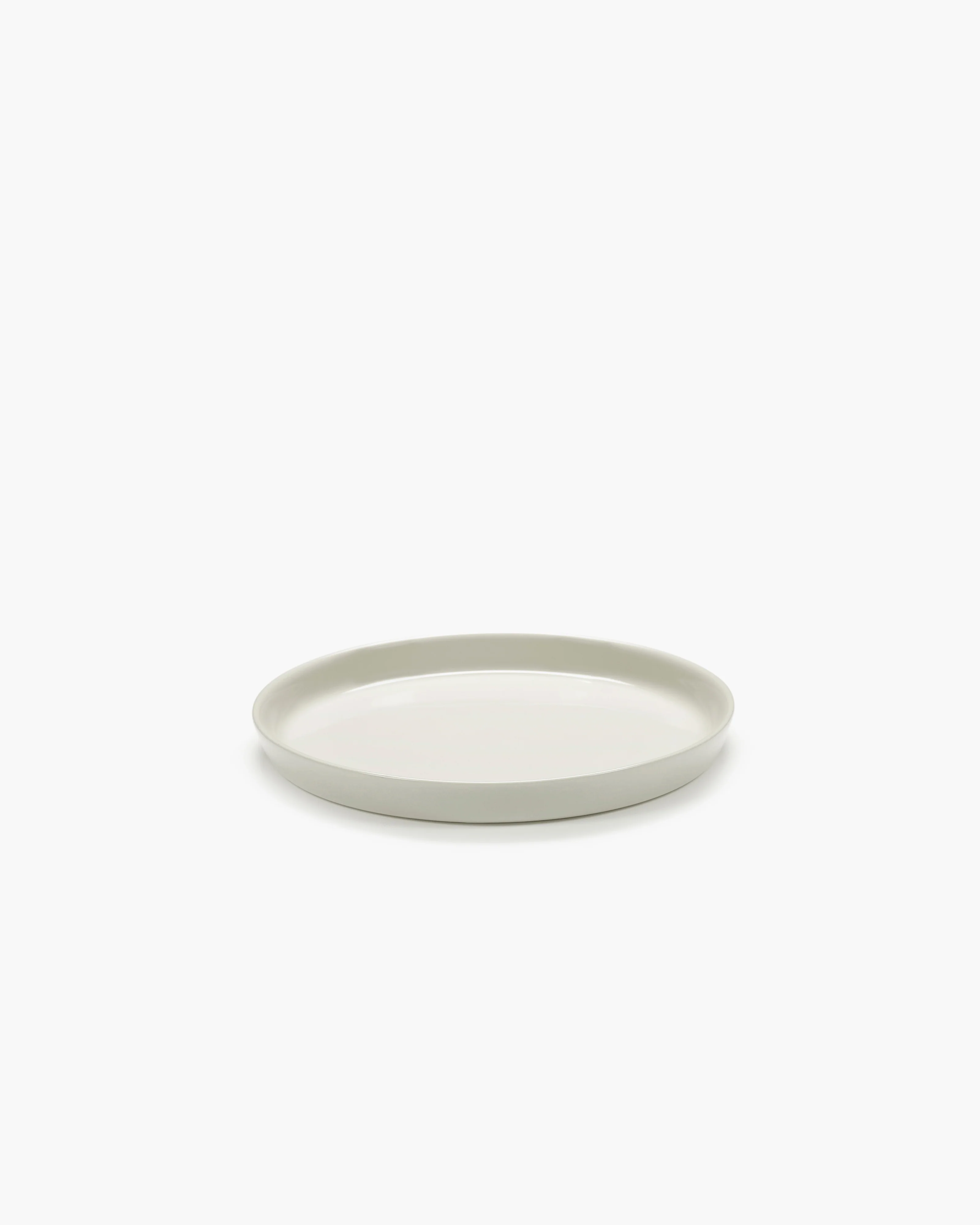 High breakfast plate ivory Cena
