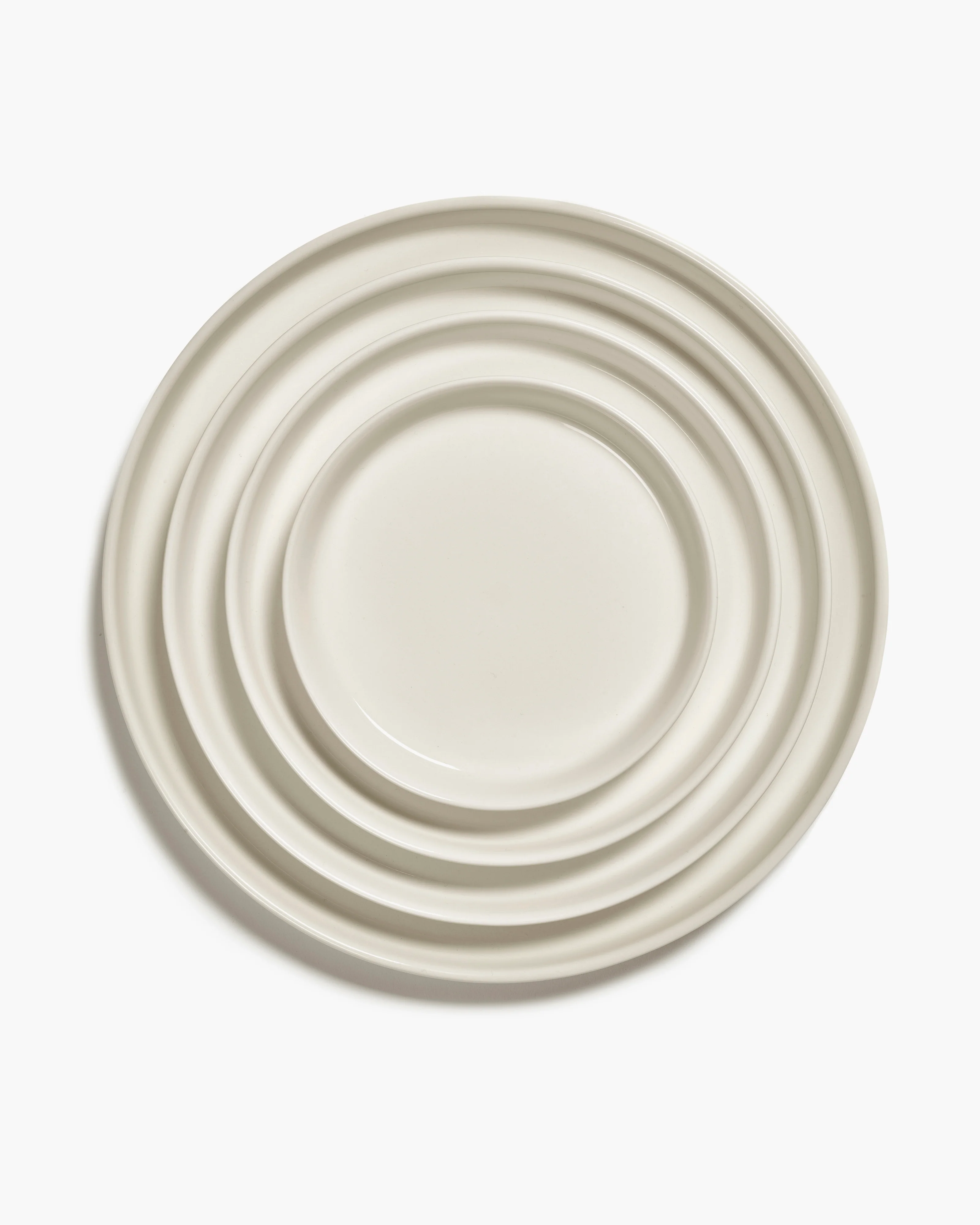 High breakfast plate ivory Cena - Image 2