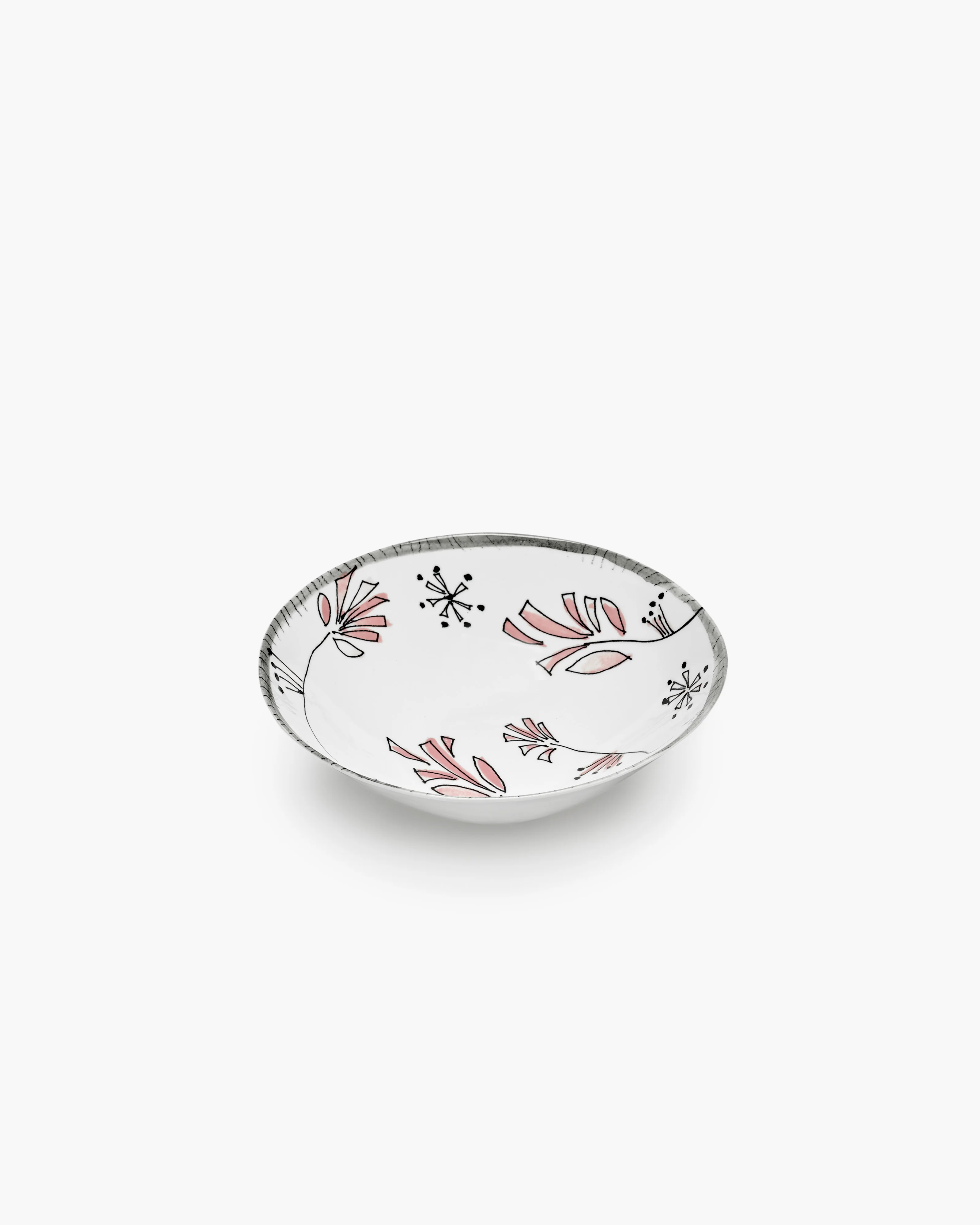 Low bowl L Fiore rosa Midnight Flowers - Image 2