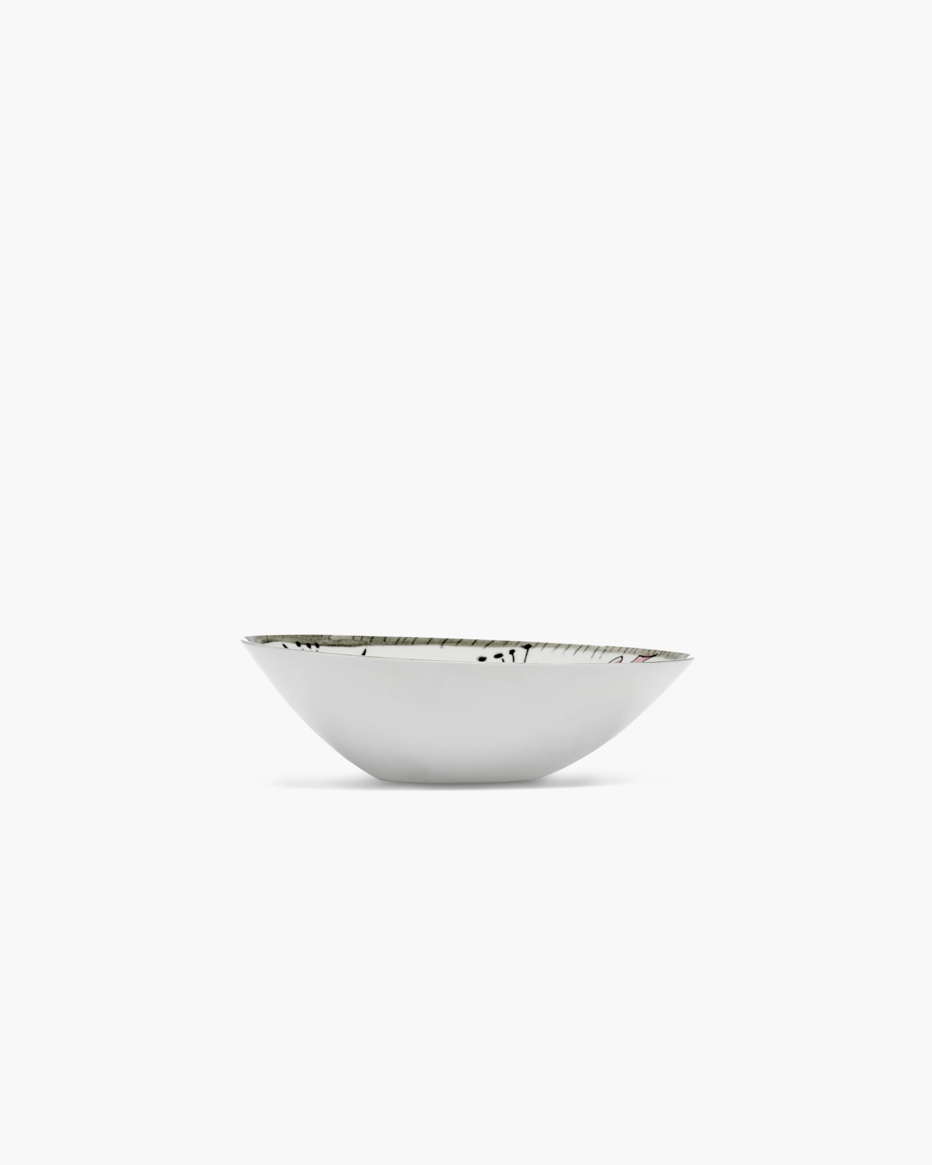 Low bowl L Fiore rosa Midnight Flowers - Image 3