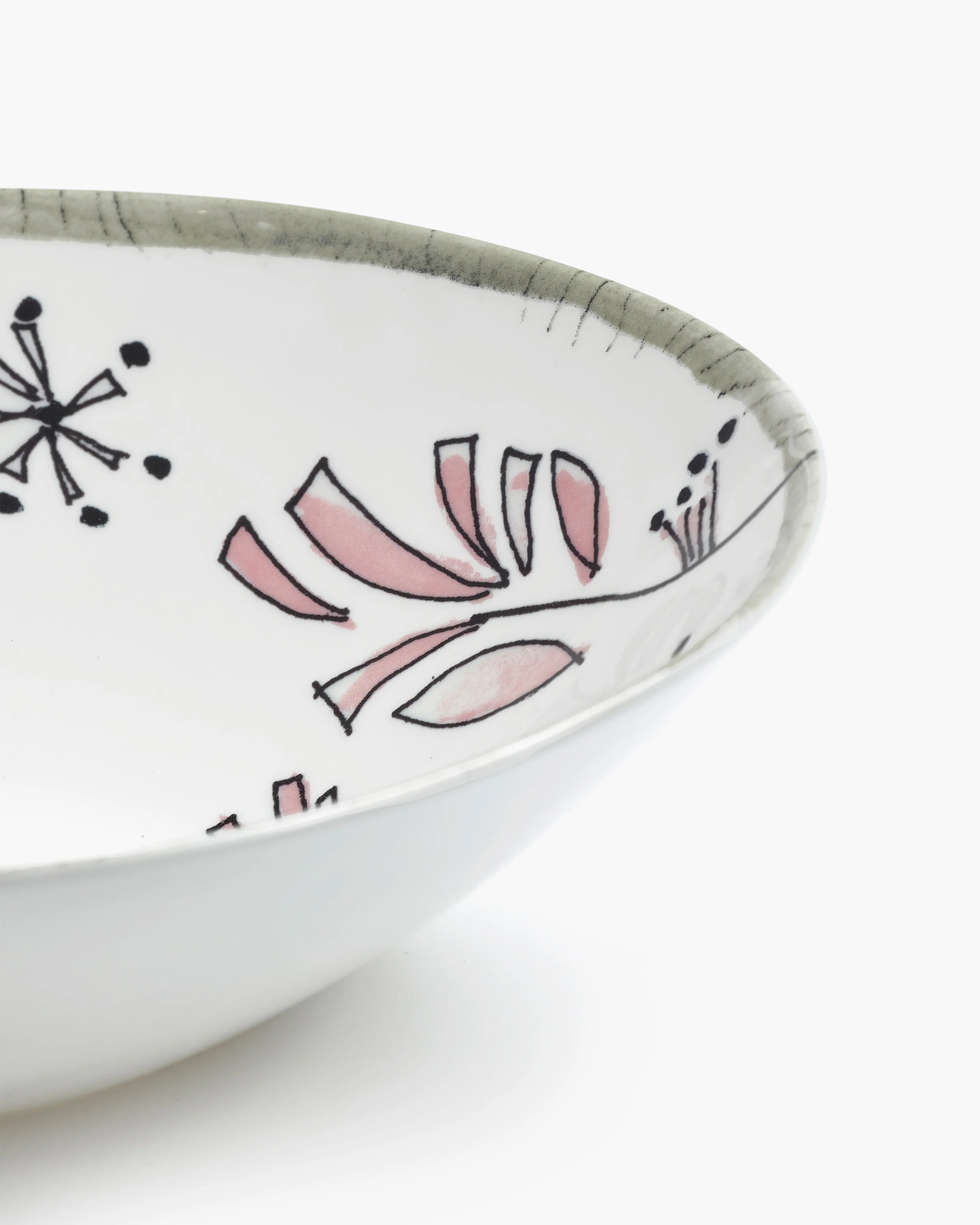 Low bowl M Fiore rosa Midnight Flowers - Image 4