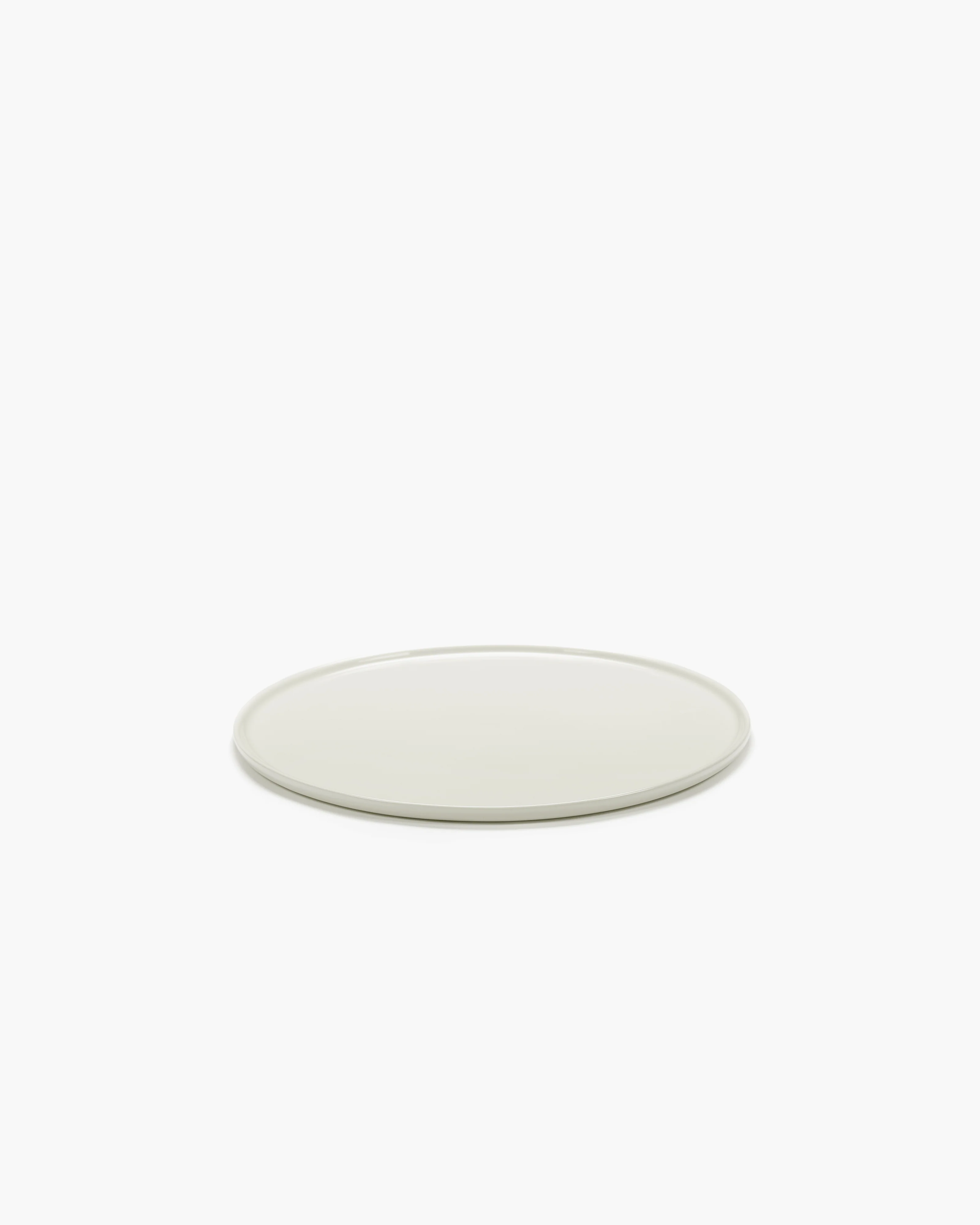 Low dinner plate ivory Cena