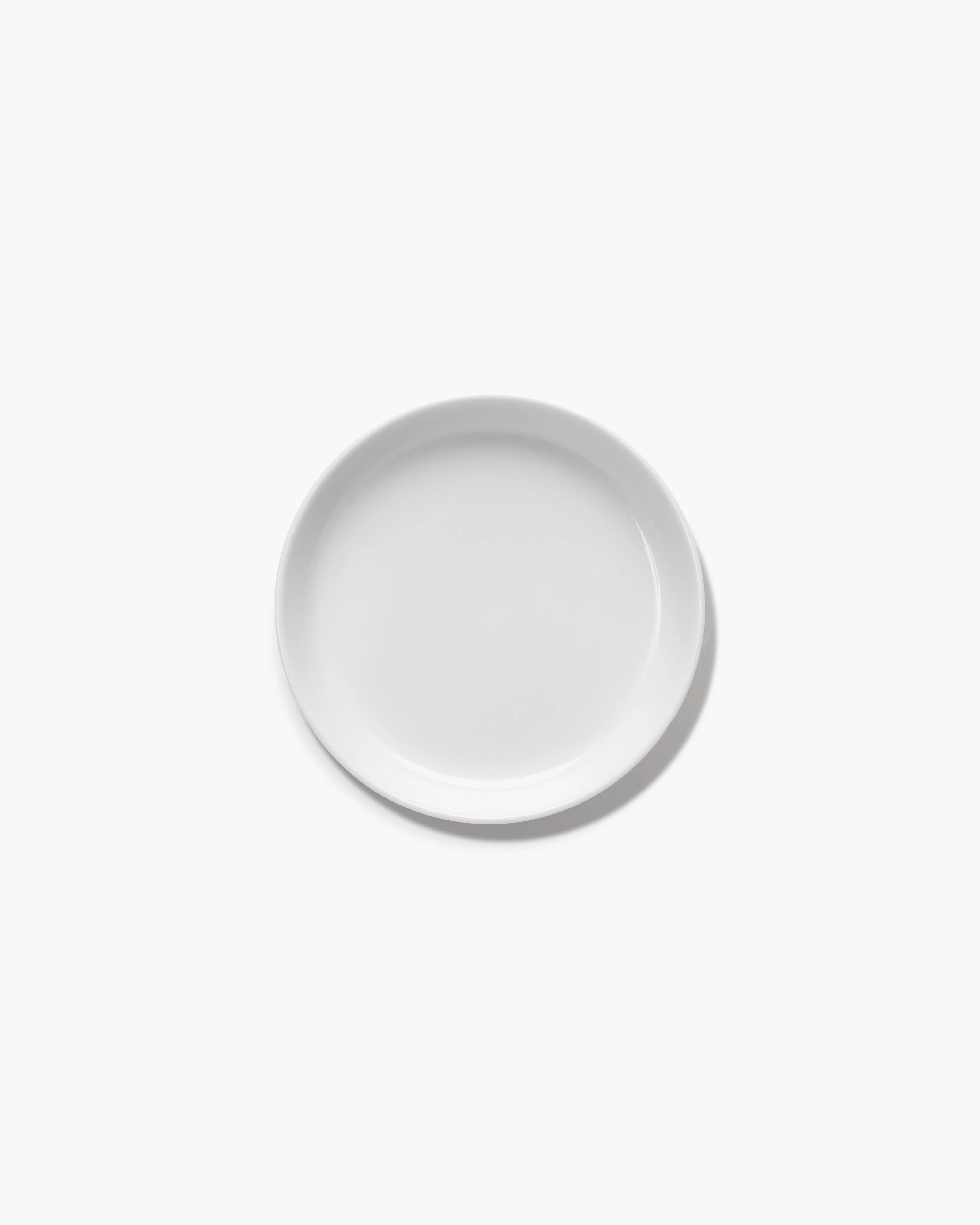 Low breakfast plate white matt Passe-partout - Image 2