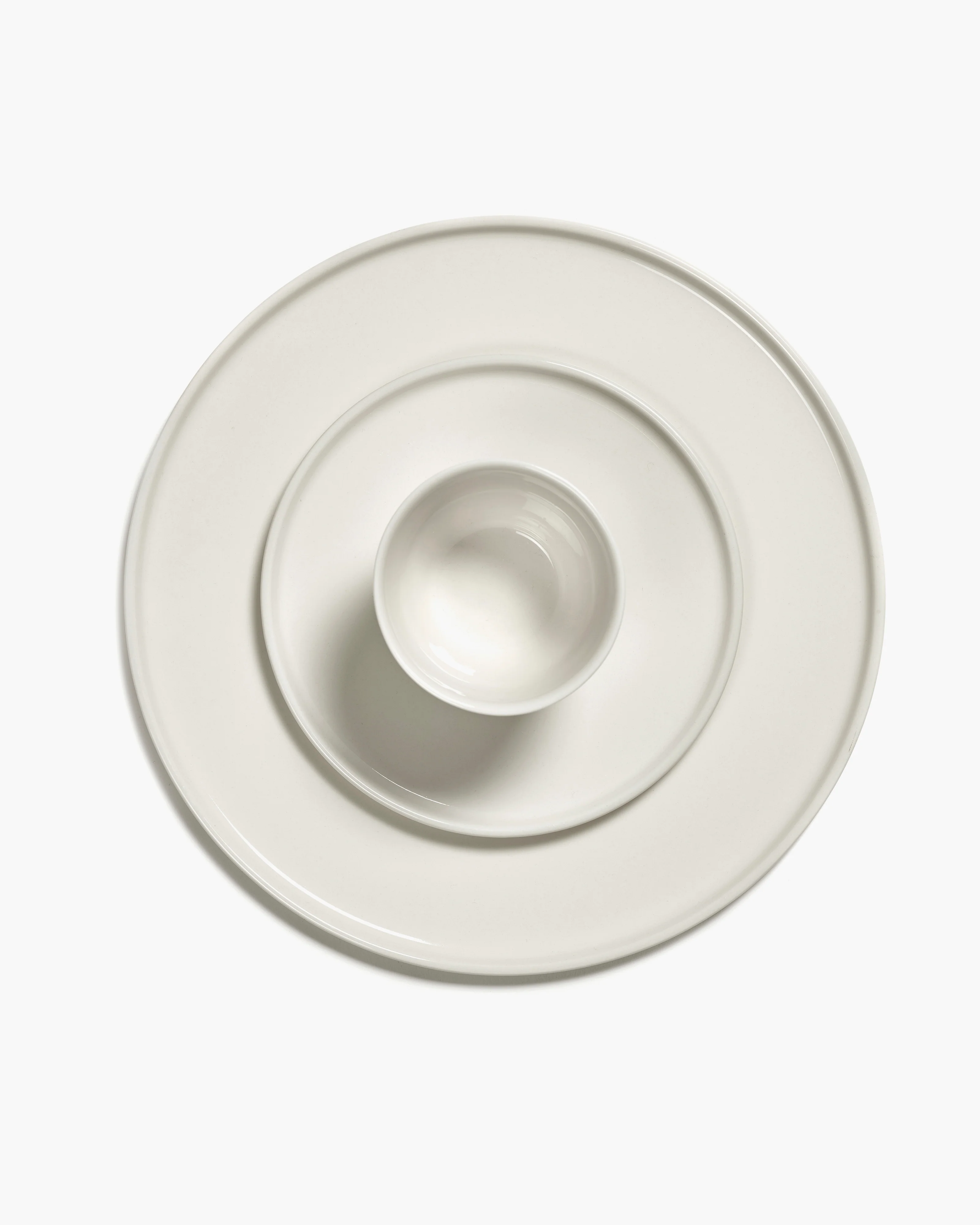 Low dessert plate ivory Cena - Image 4