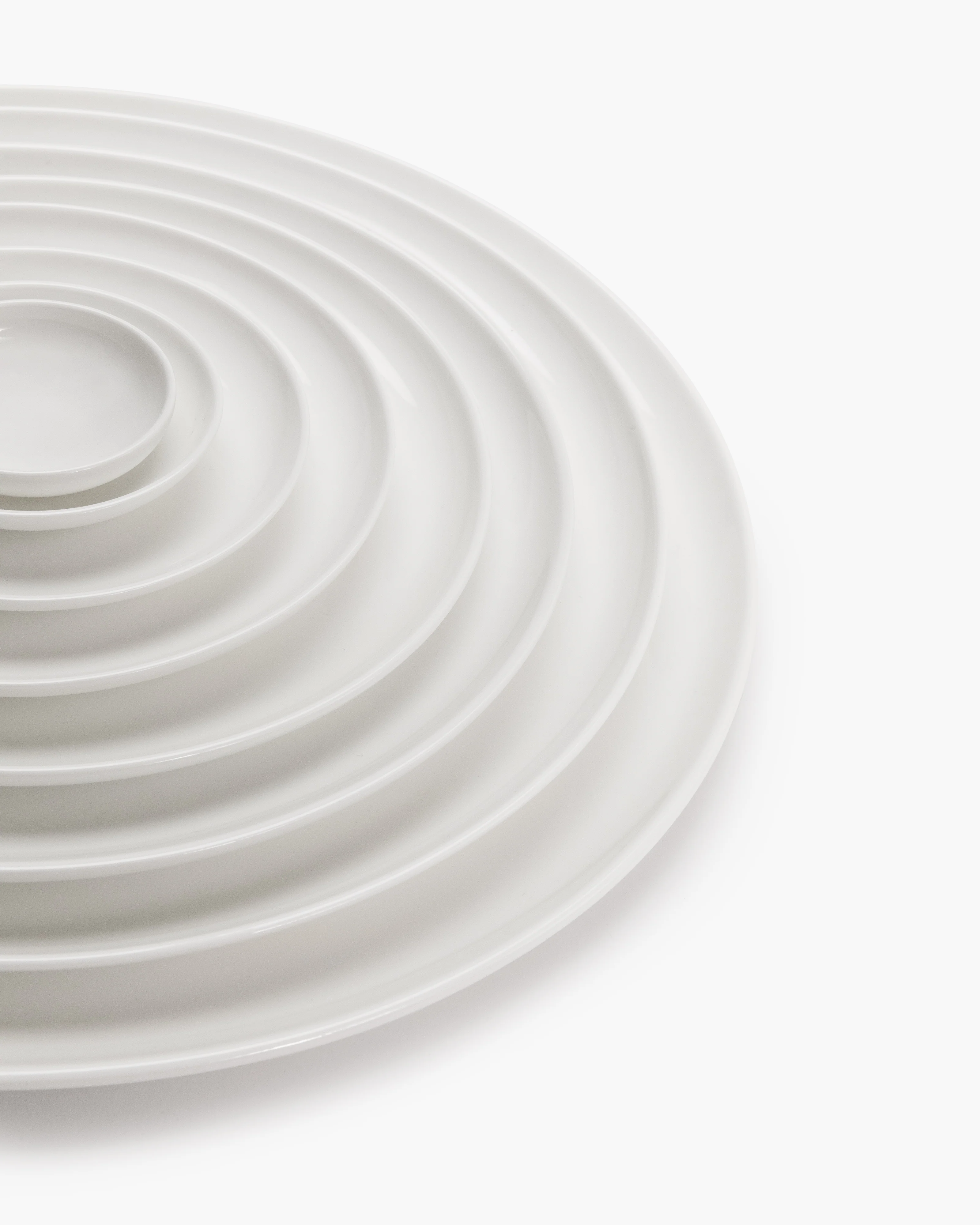 Serving plate low white Base - Image 5
