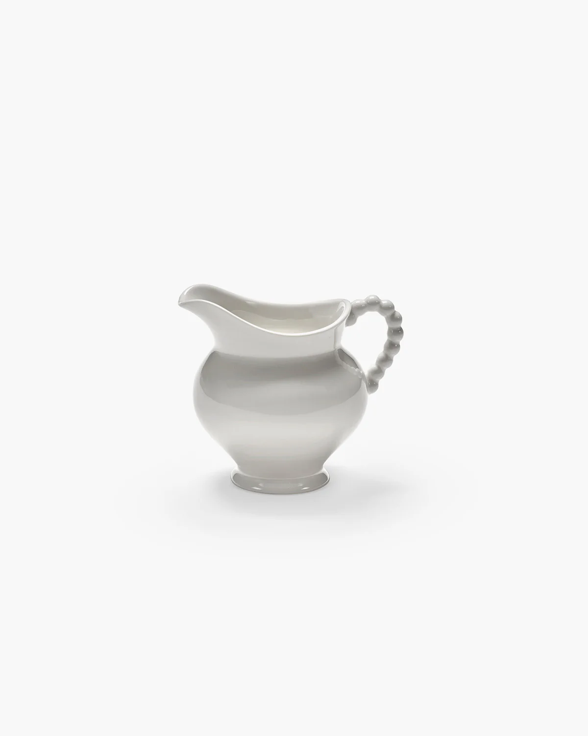 Milk jug white Perle Fine Les Objets Mouleversants