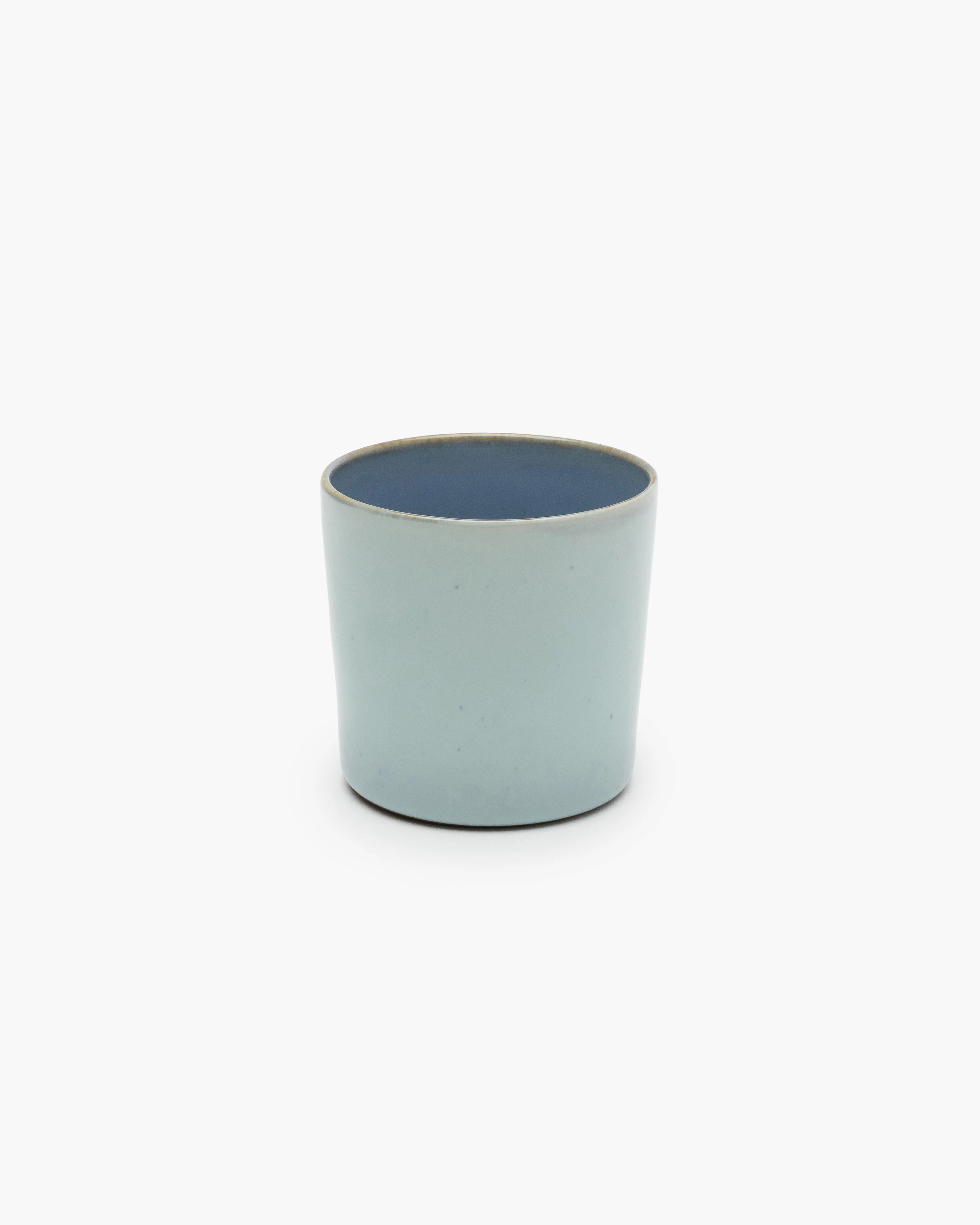 Mug cylinder high light blue/smoky blue Terres de rêves
