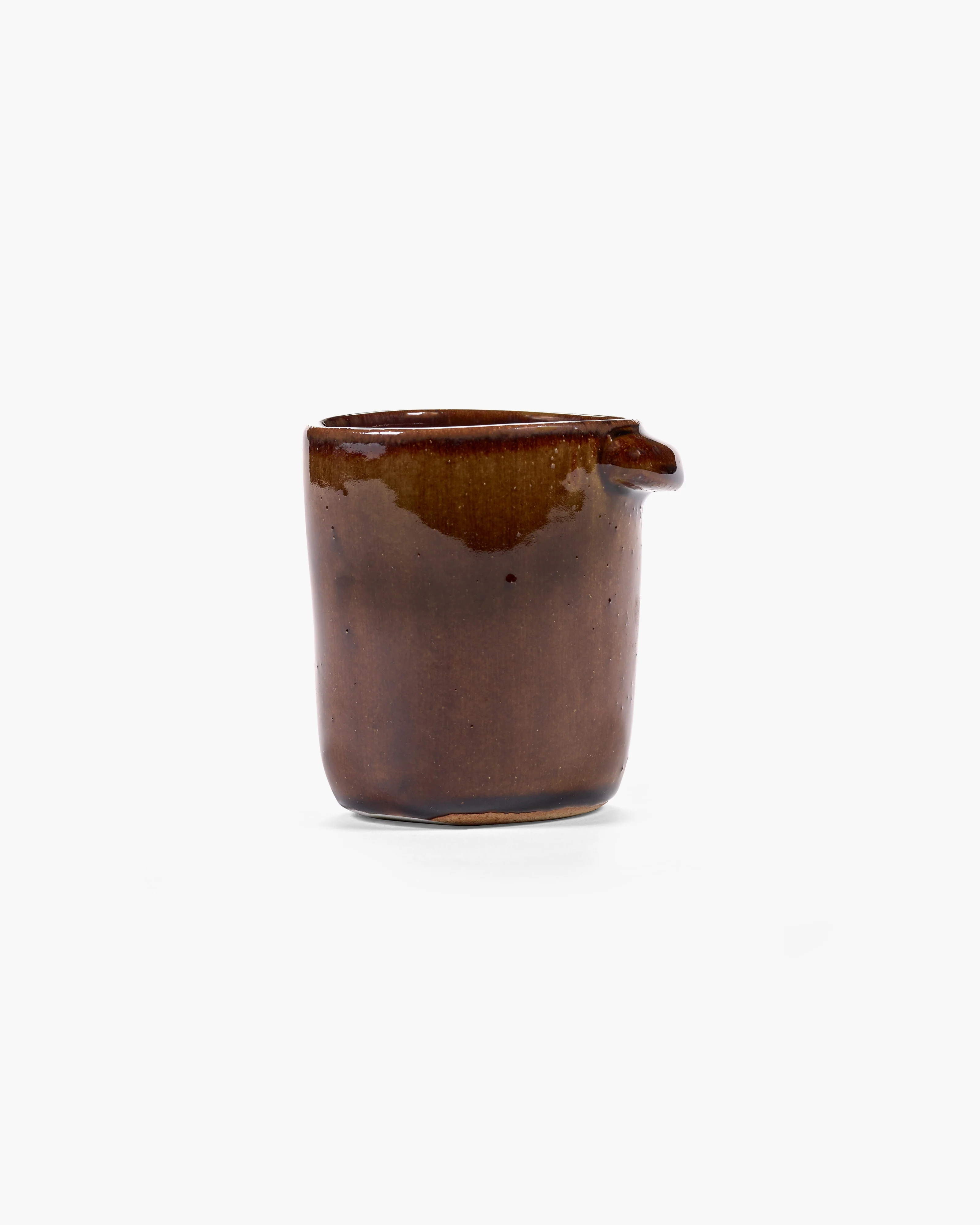 Mug without handle ocher Out of lines - Image 4