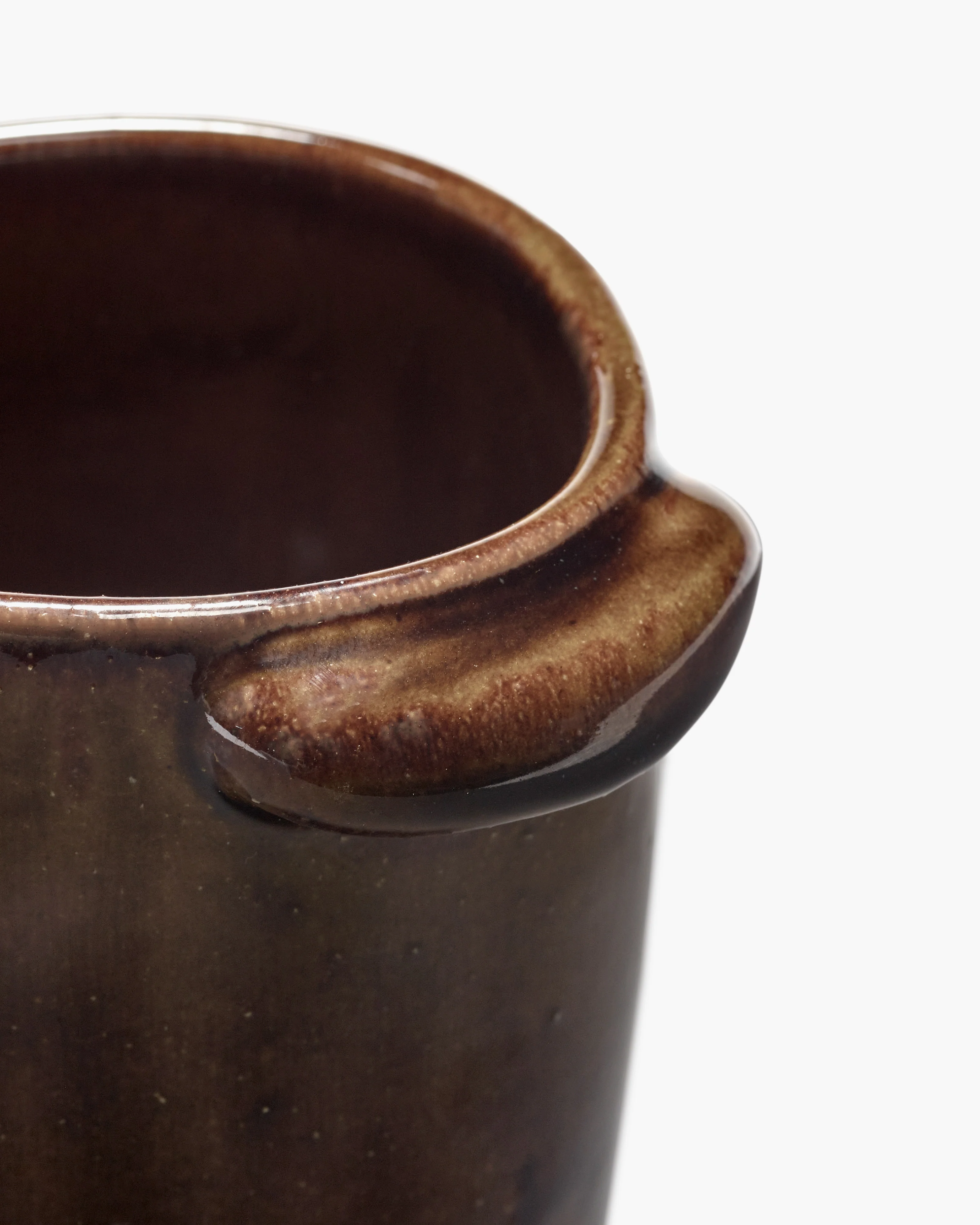 Mug without handle ocher Out of lines - Image 5