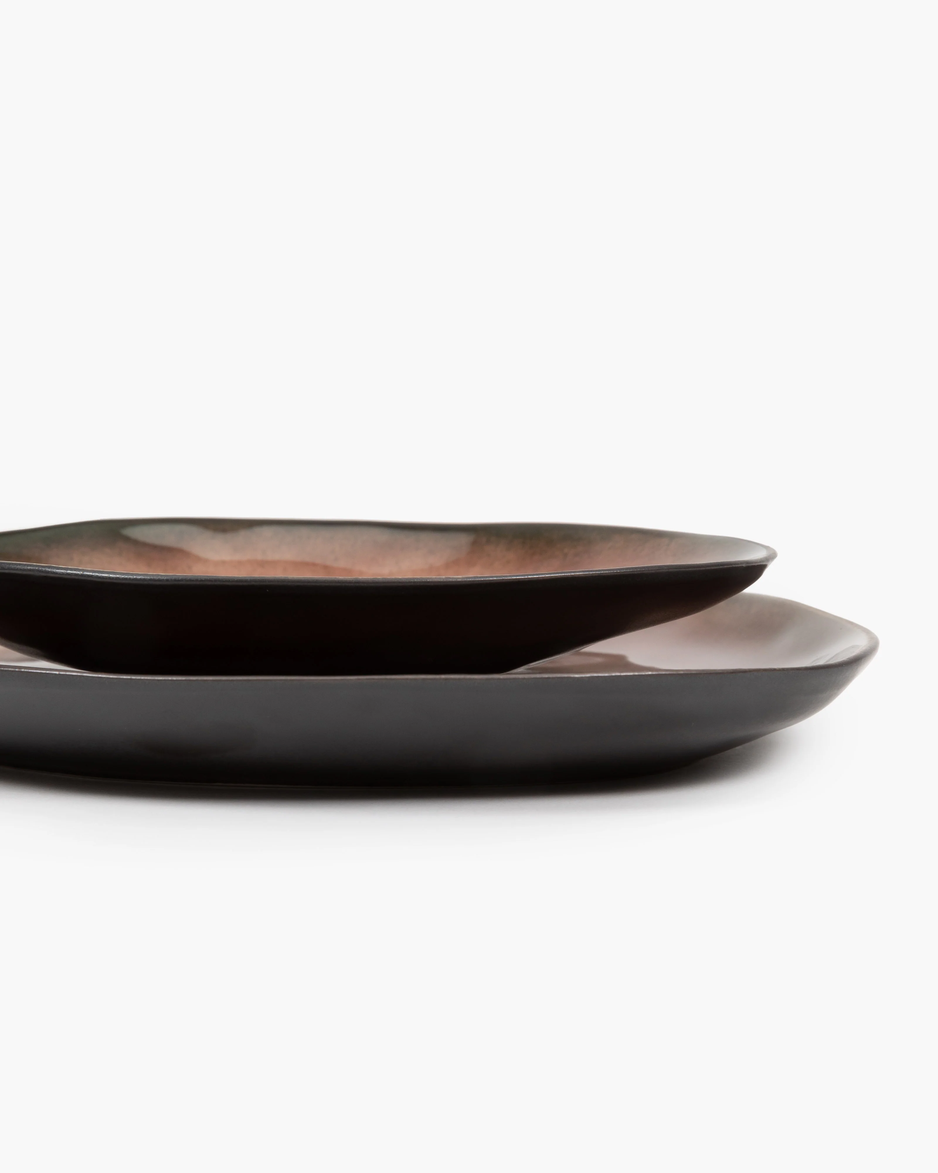 Oval plate M brown Pure - Image 5