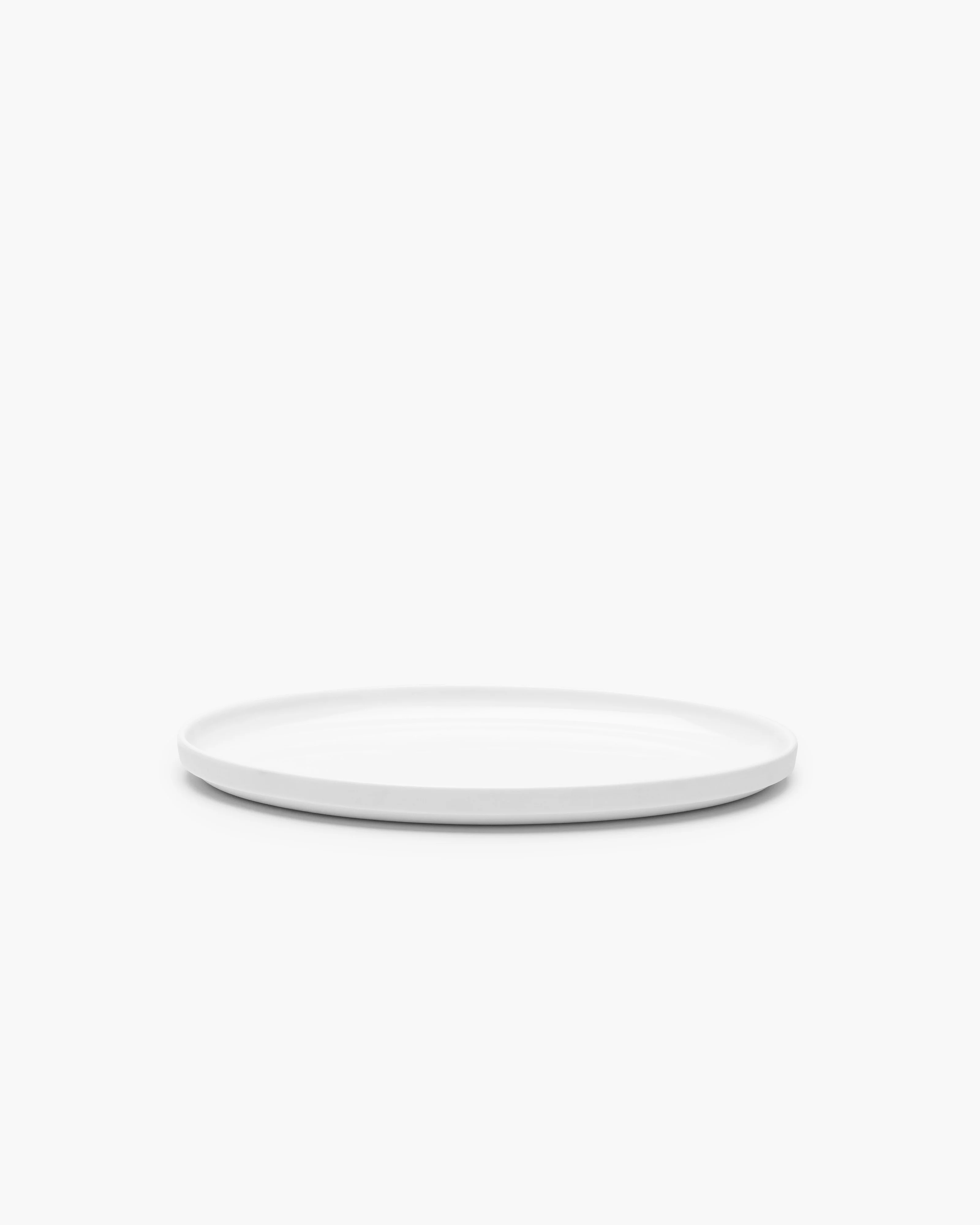 Oval plate M white matt Passe-partout