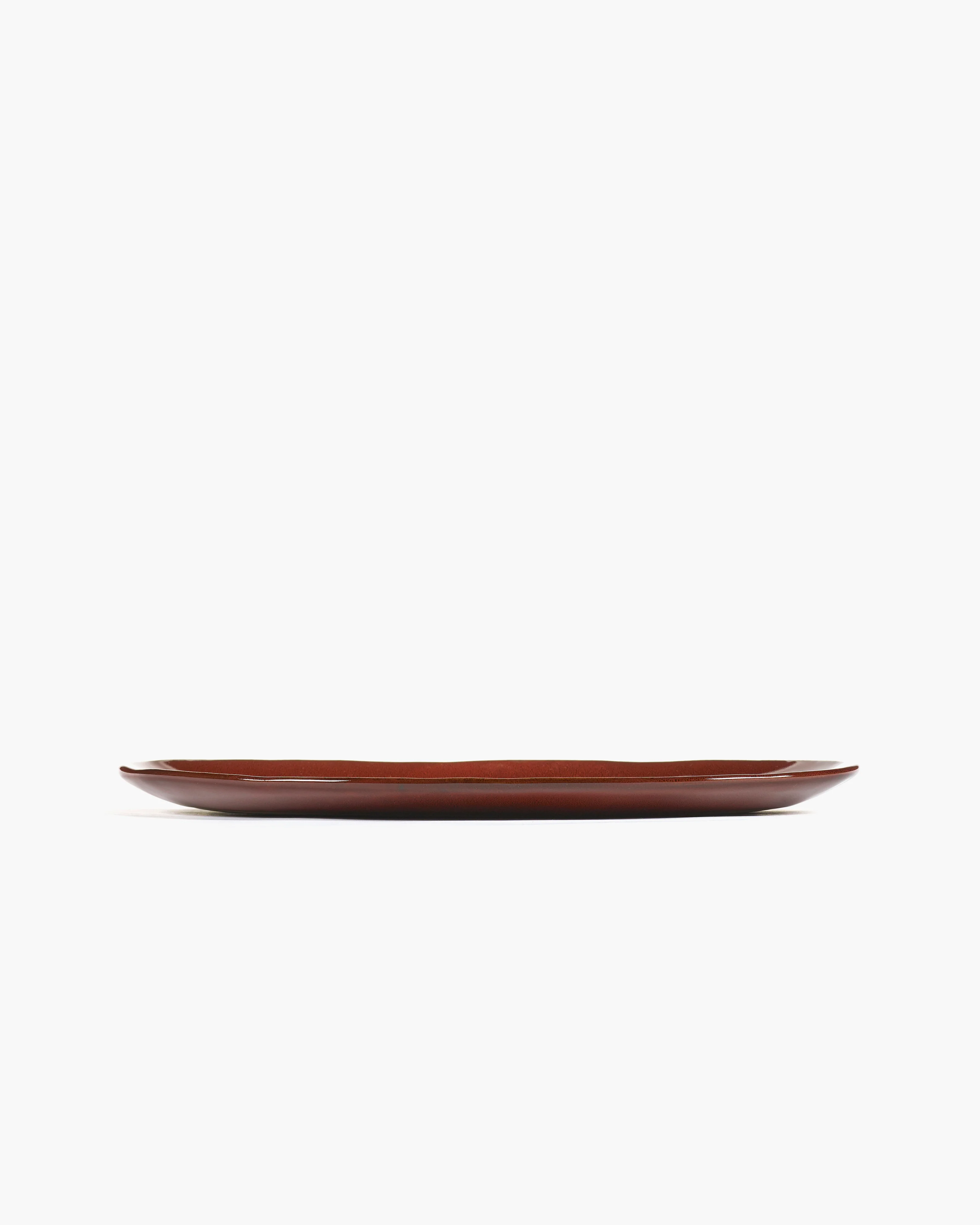 Oval plate venetian red La Mère - Image 2