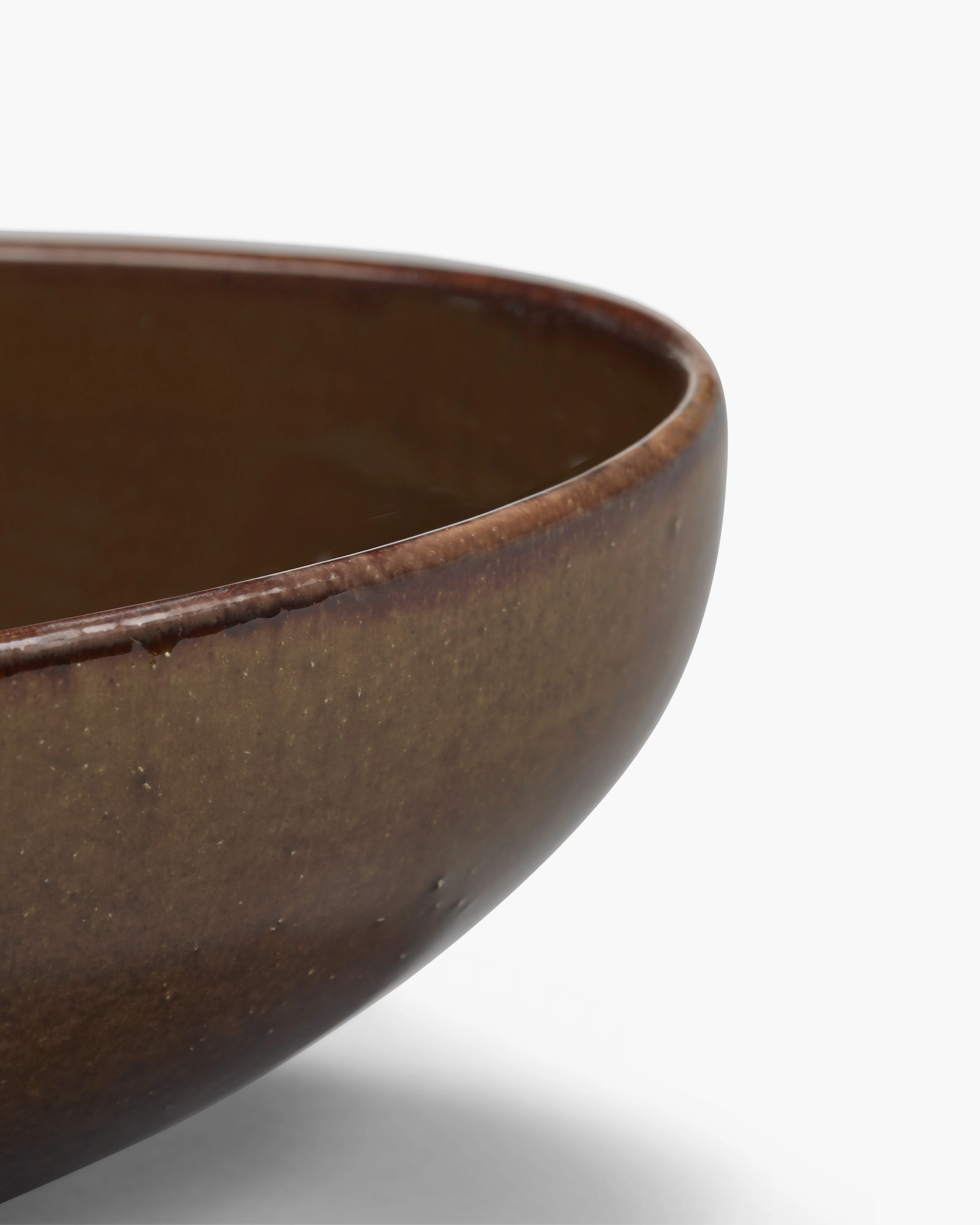 Oval serving bowl ocher Out of lines - Image 5