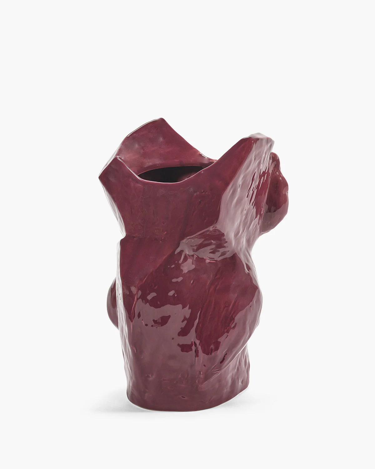 Owl vase L aubergine After Midnight - Image 3