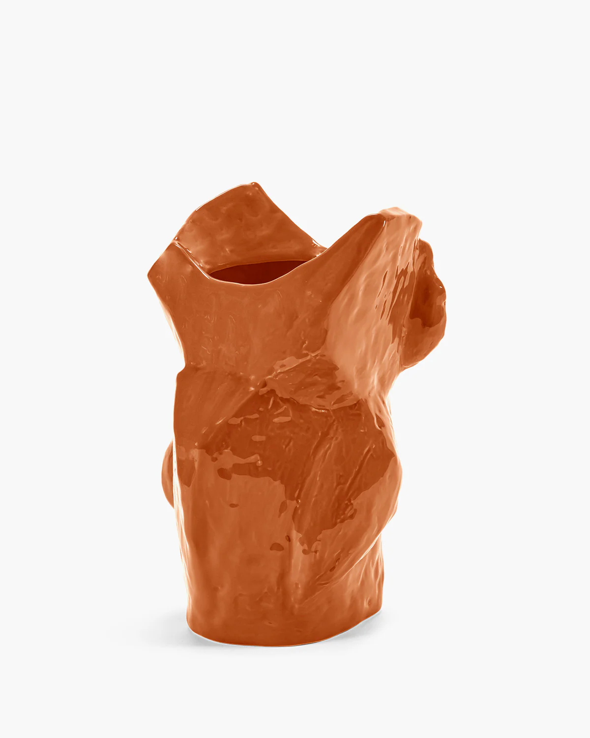 Owl vase L orange After Midnight - Image 3
