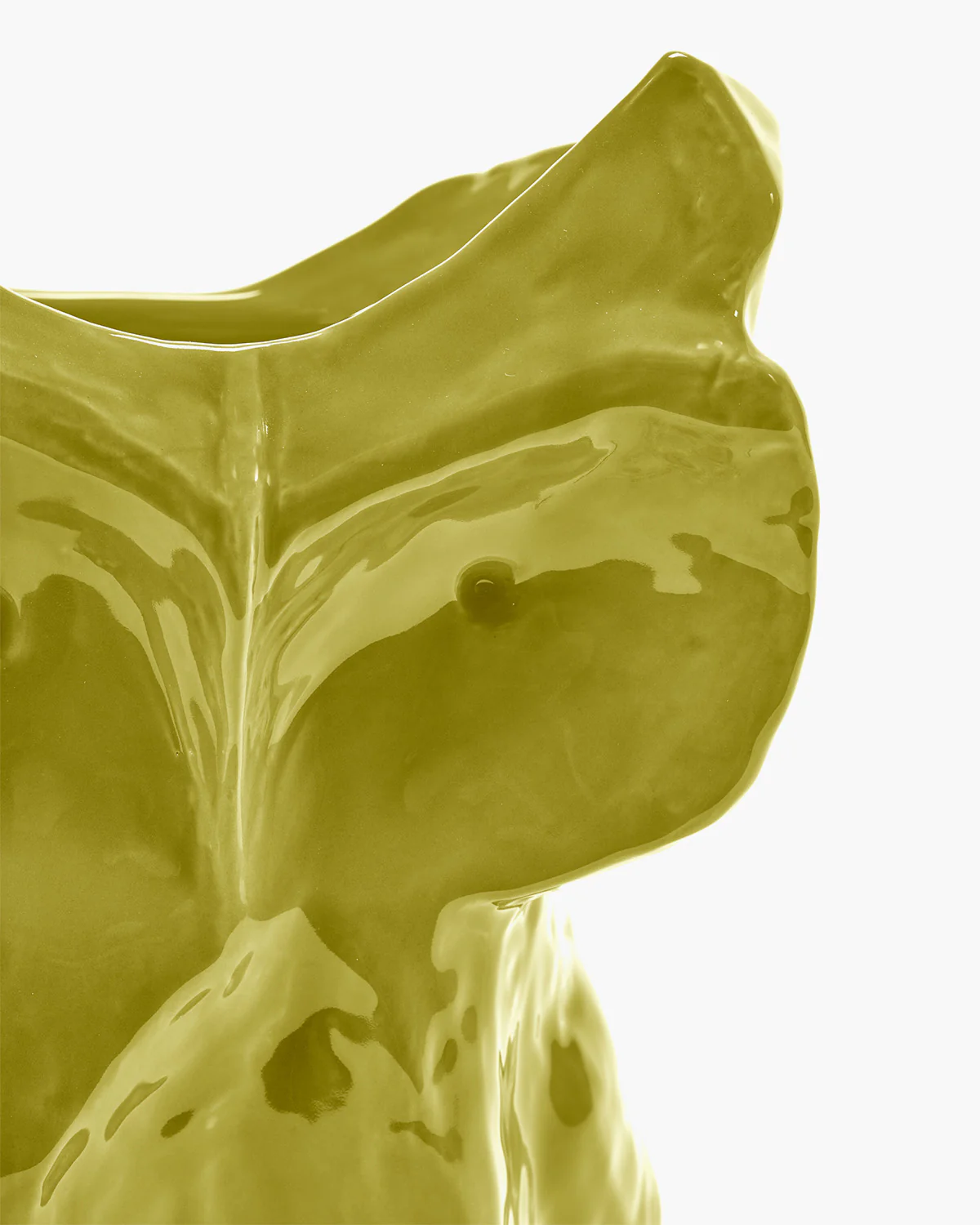 Owl vase L yellow After Midnight - Image 5