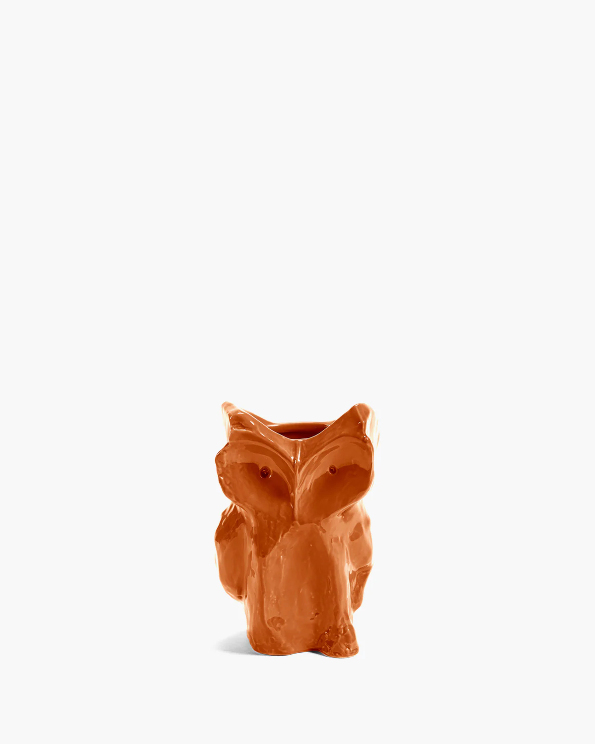 Owl vase XS orange After Midnight