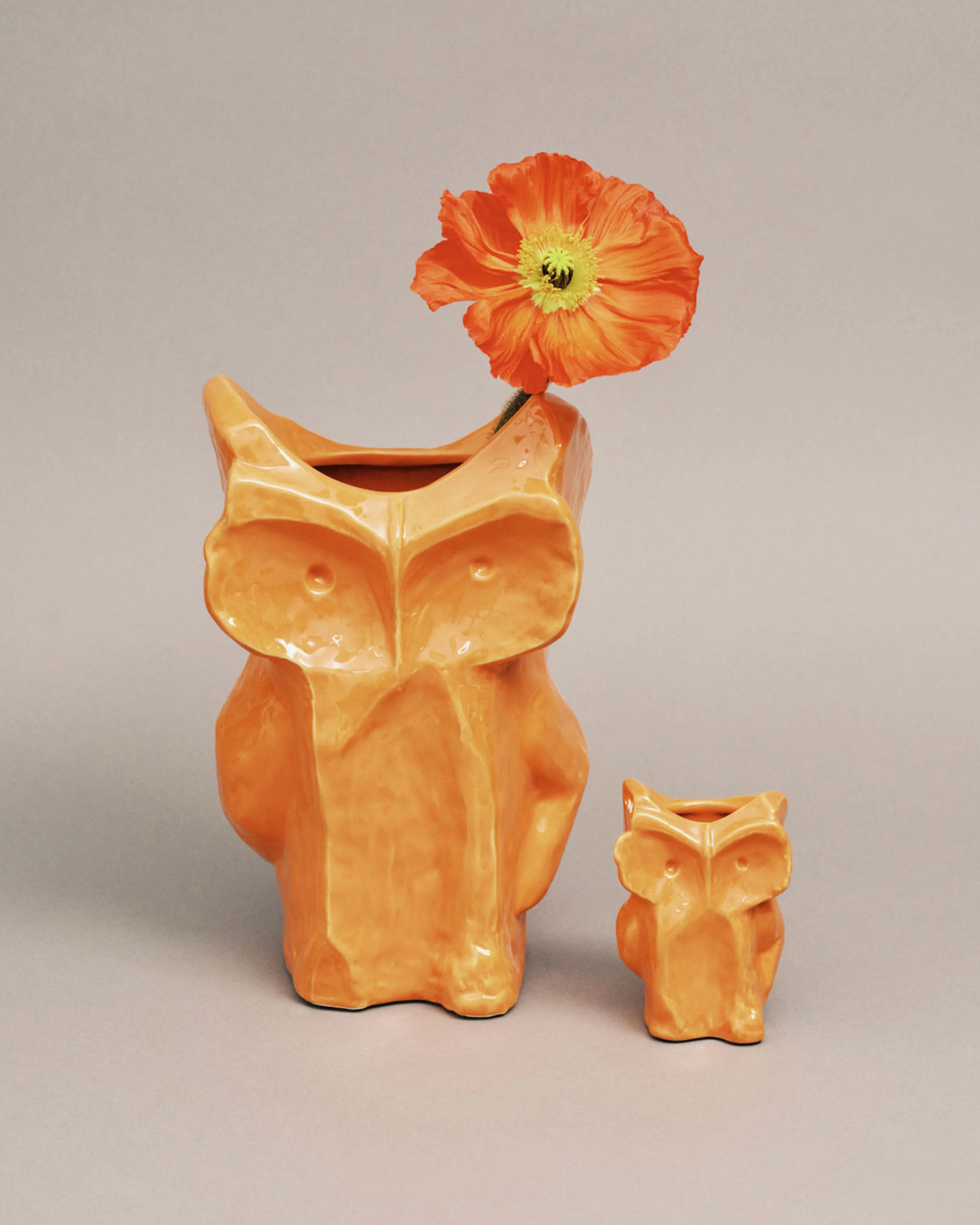 Owl vase XS orange After Midnight - Image 2