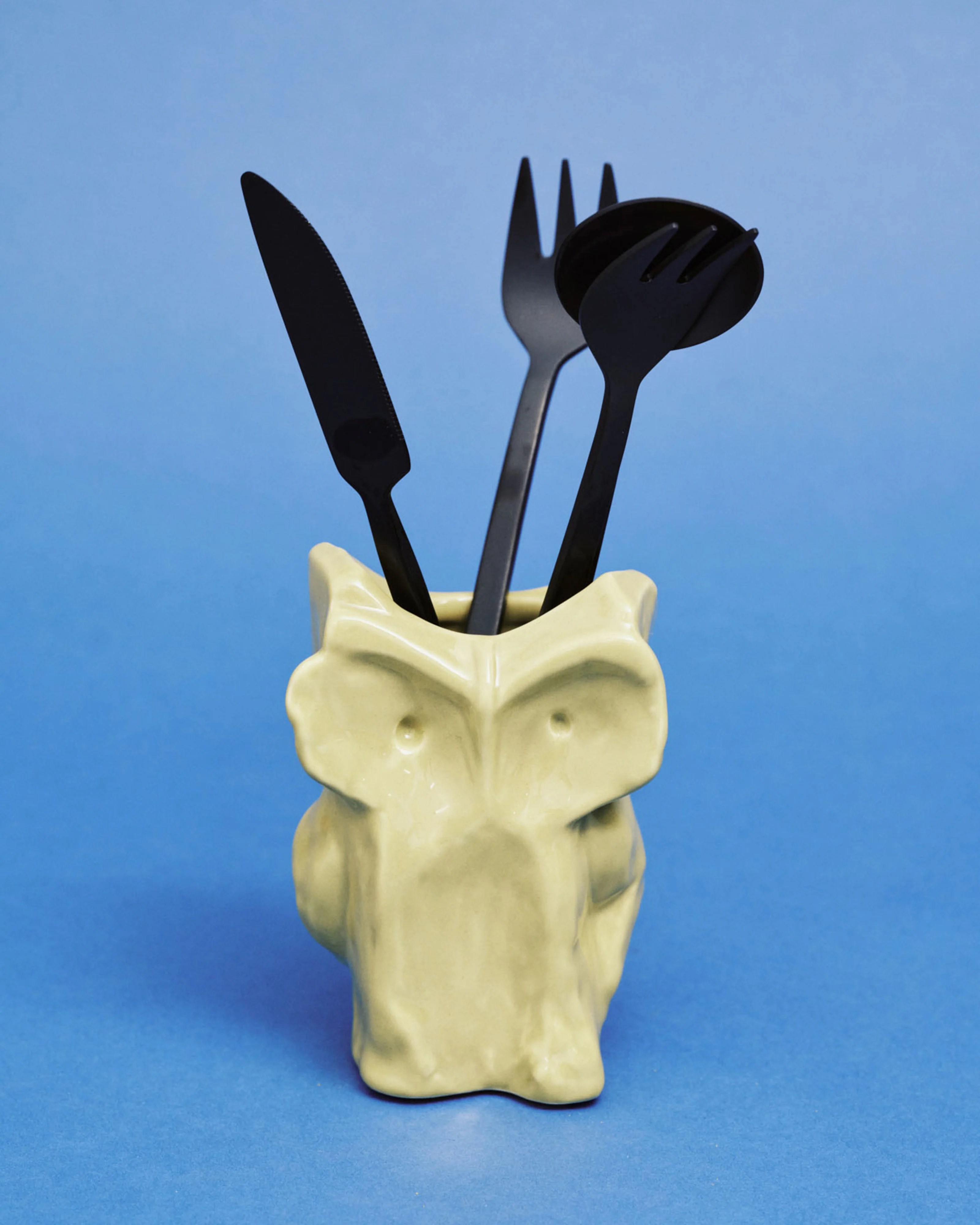 Owl vase XS yellow After Midnight - Image 2