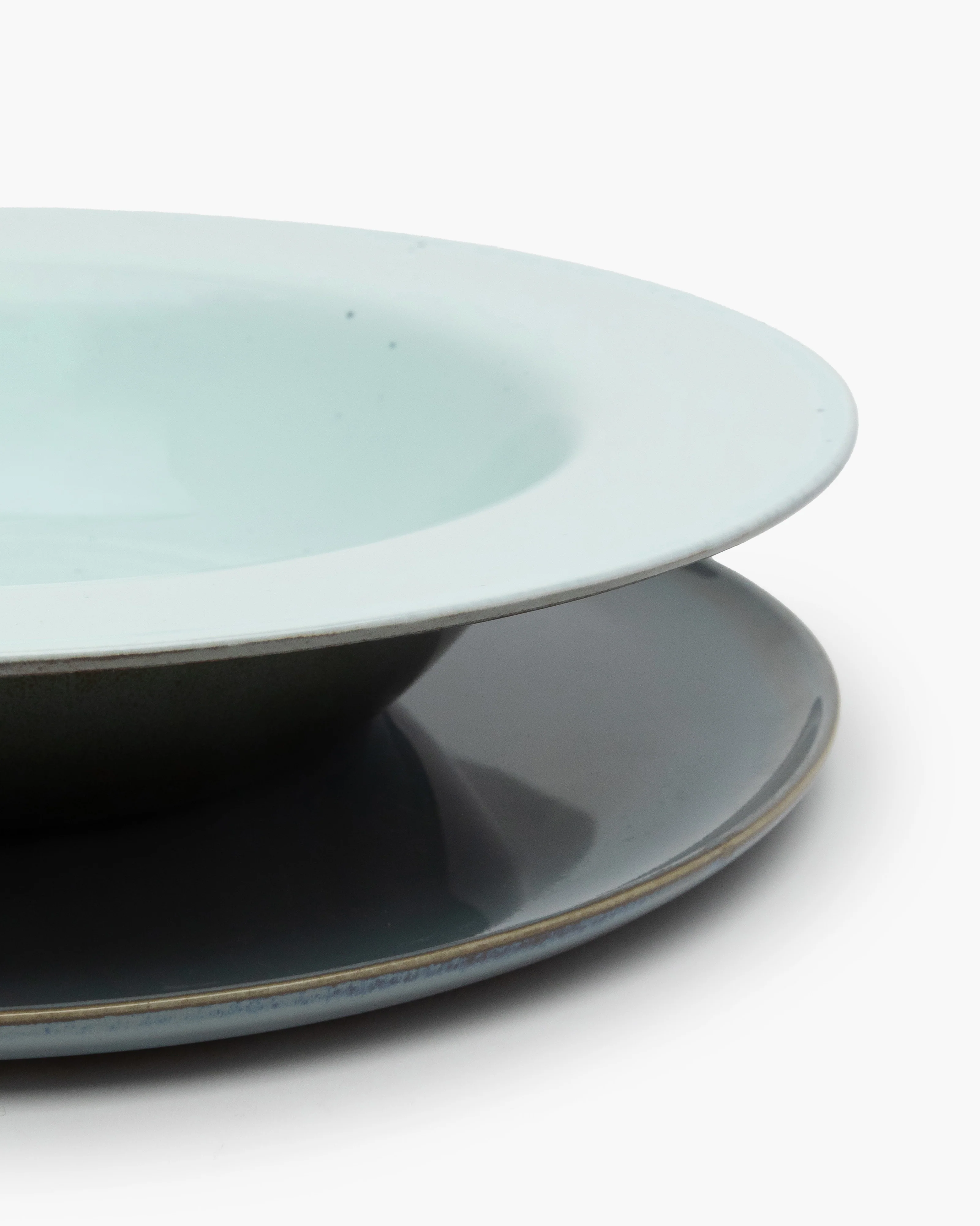 Pasta plate L light blue/smoky blue Terres de rêves - Image 3
