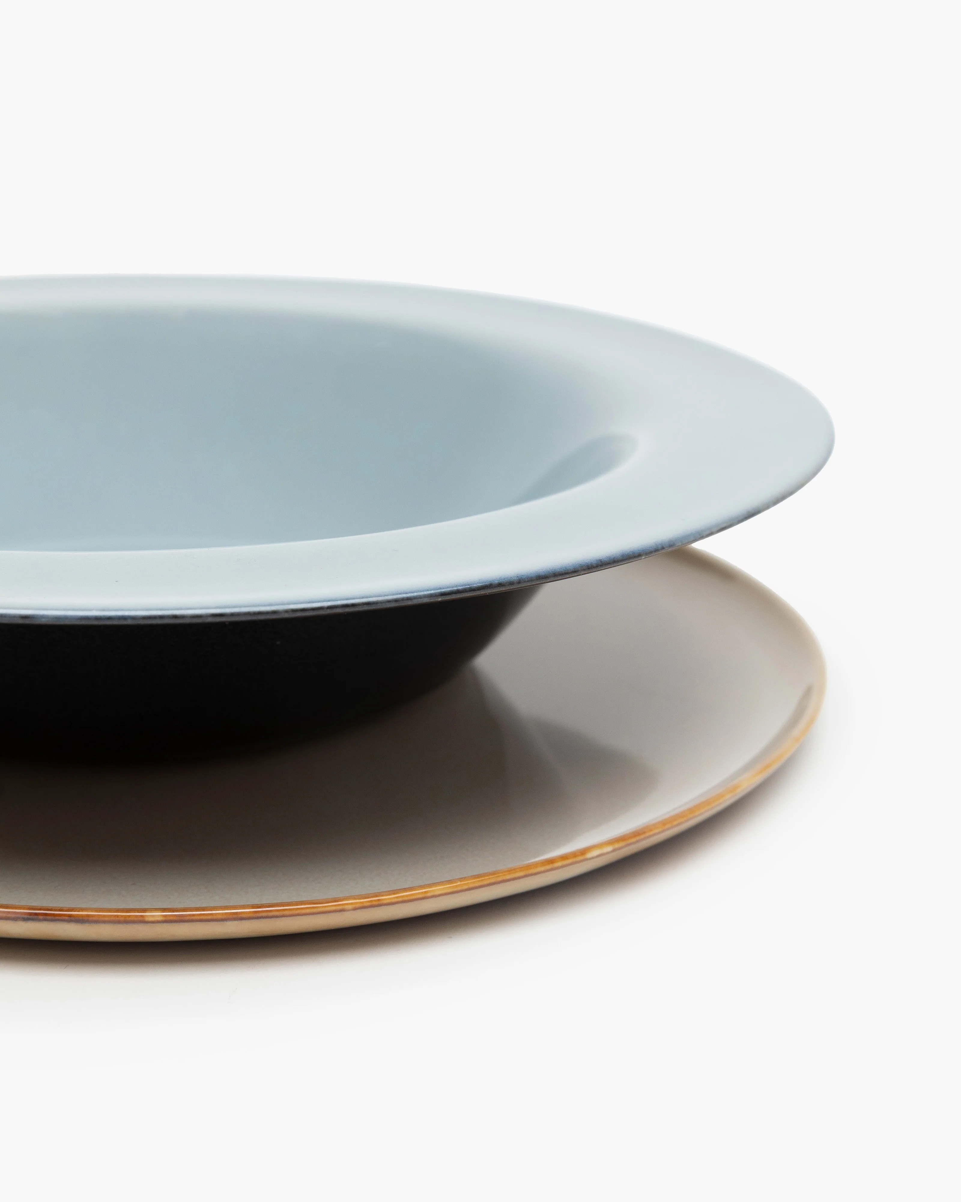 Pasta plate L smoky blue/dark blue Terres de rêves - Image 3