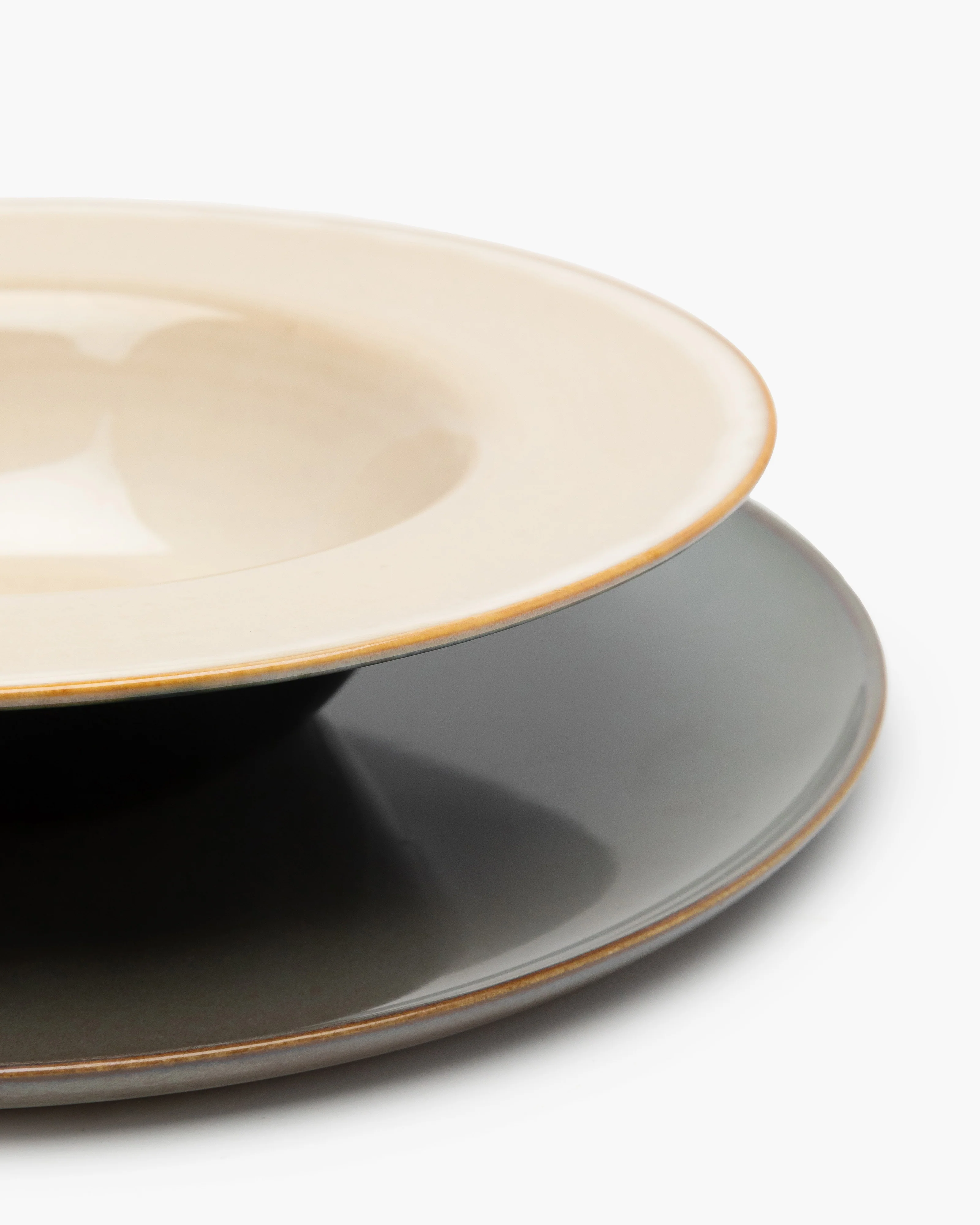 Pasta plate S misty gray/light blue Terres de rêves - Image 3