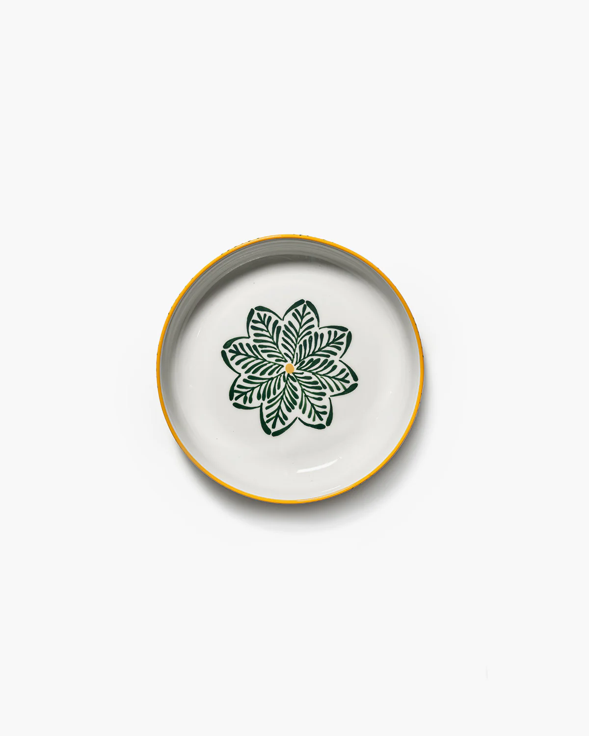 Pasta plate yellow - green Bazaar - Image 5