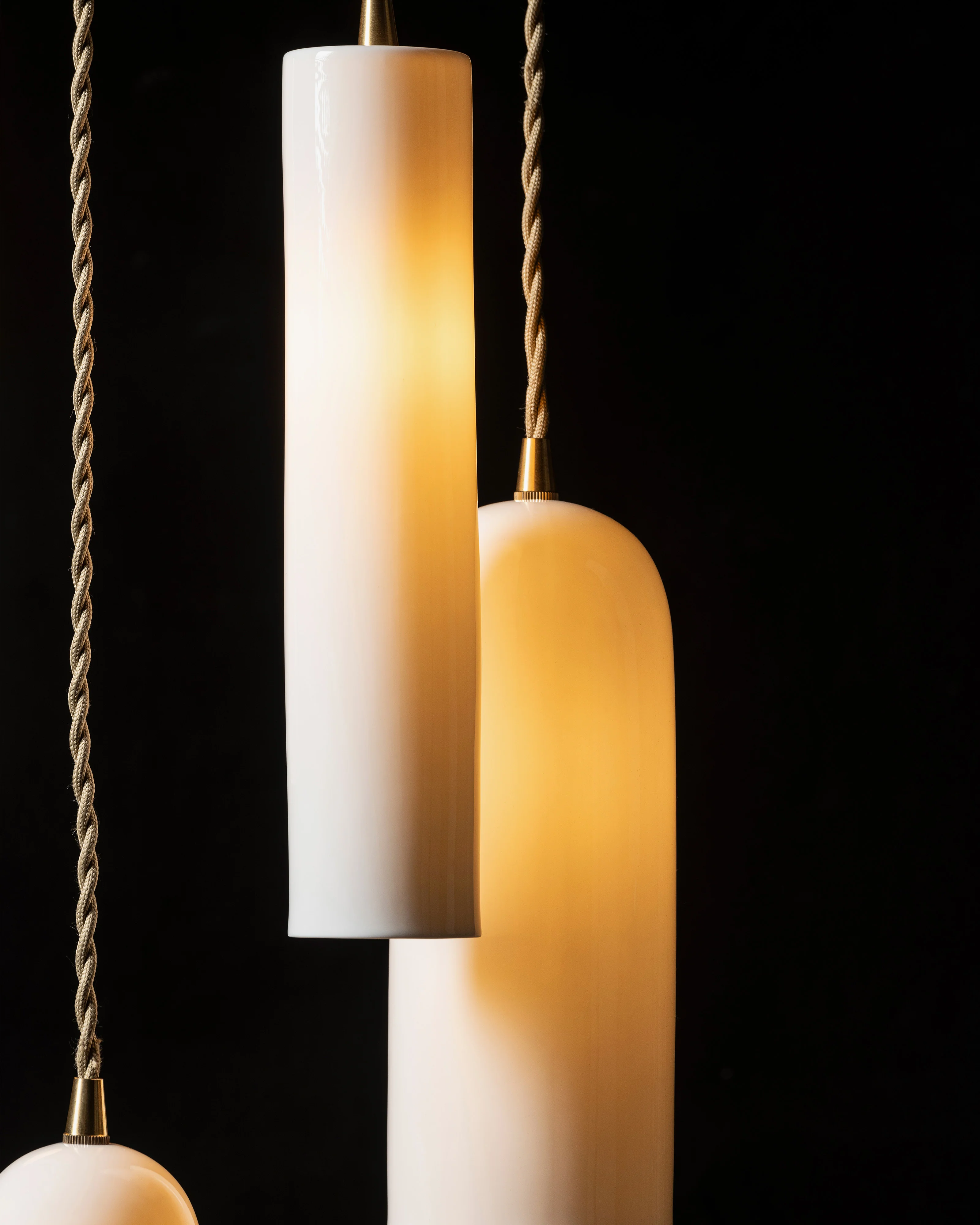 Pendant lamp white Olympia n°4 Terres de Rêves - Image 4