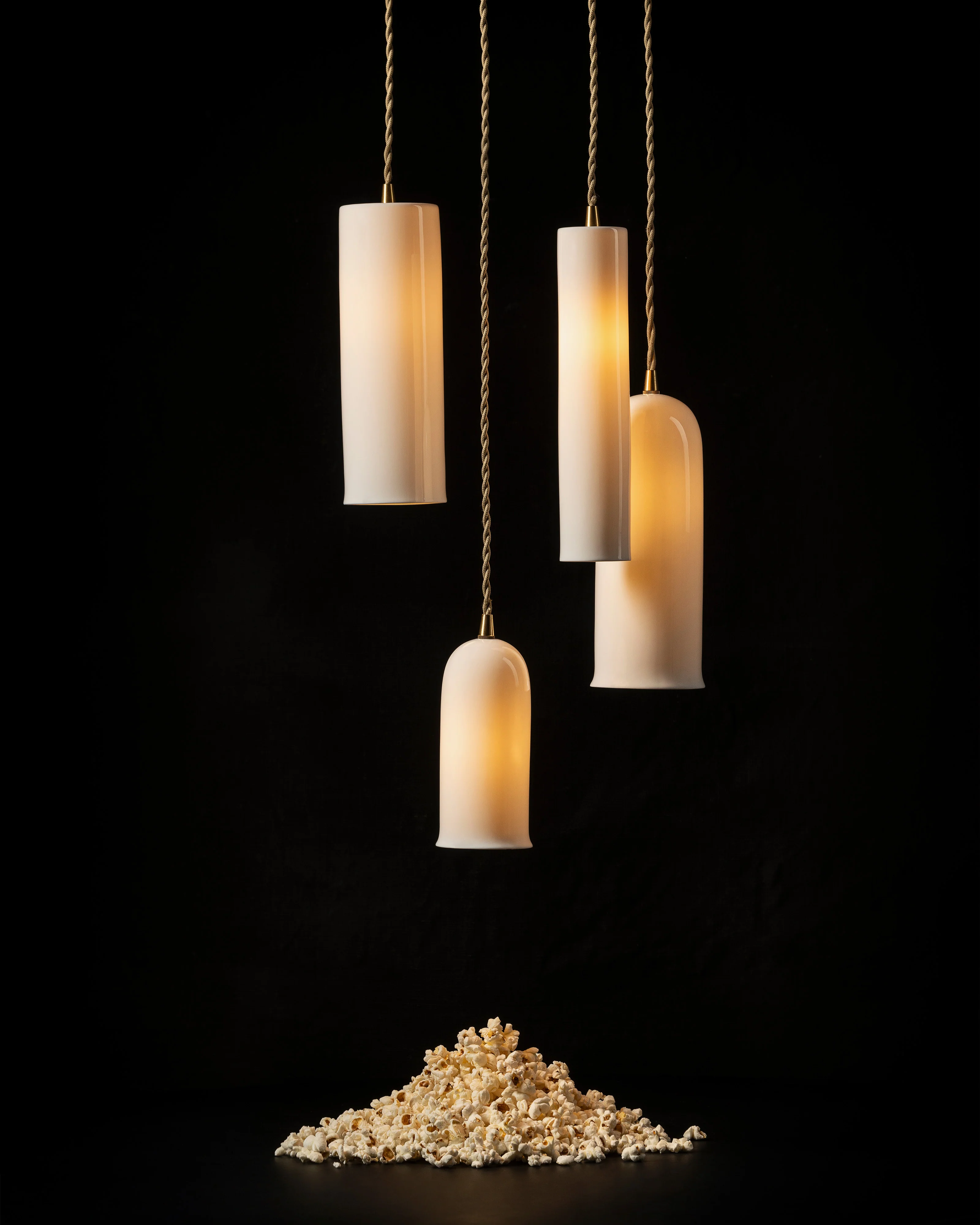 Pendant lamp white Olympia n°4 Terres de Rêves - Image 5