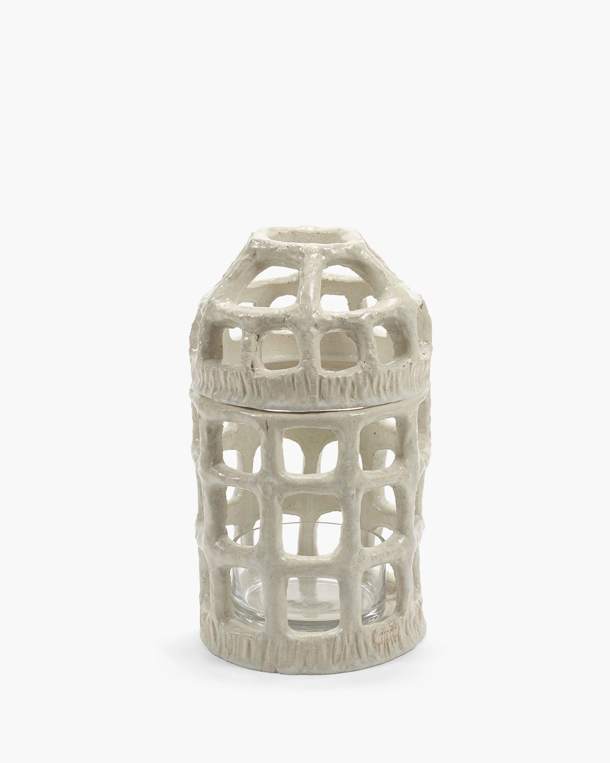 Pique-fleurs vase white Rosie
