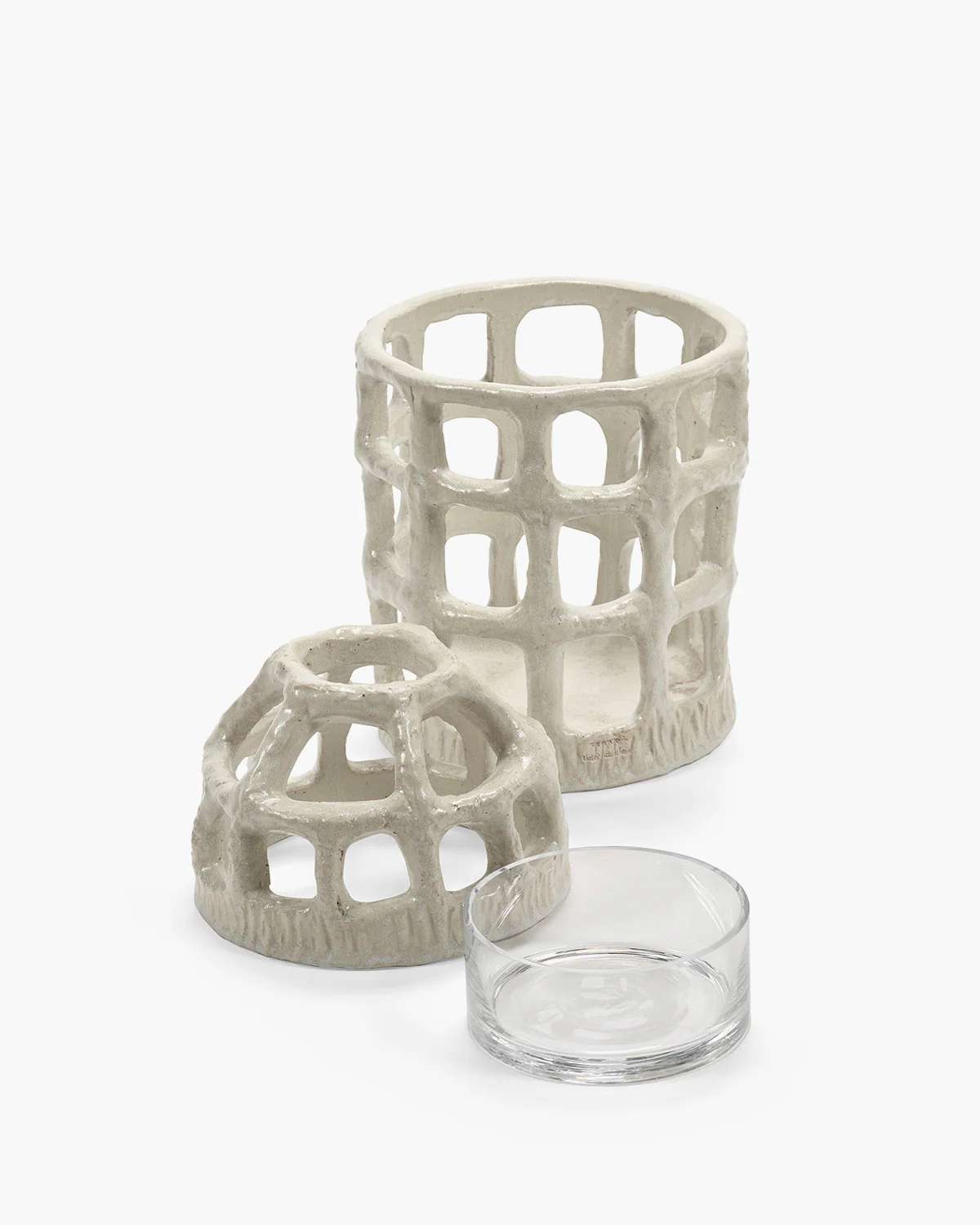 Pique-fleurs vase white Rosie - Image 3
