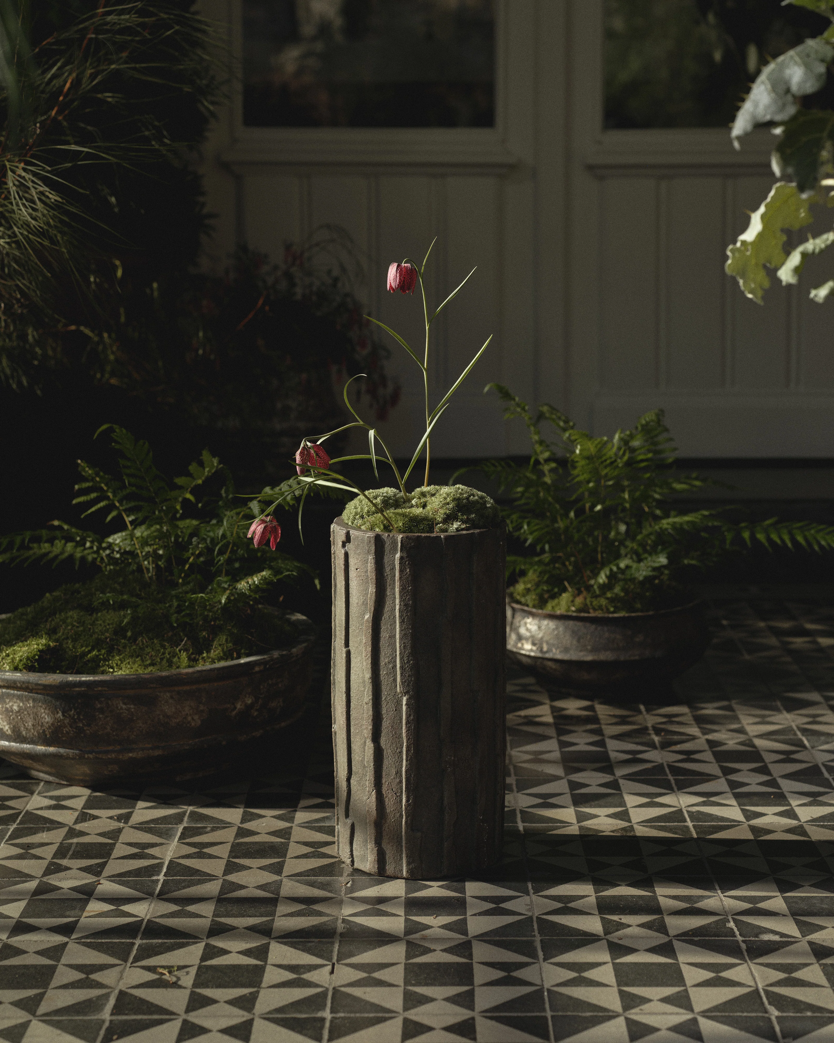 Planter 03 L dark green Rift - Image 2