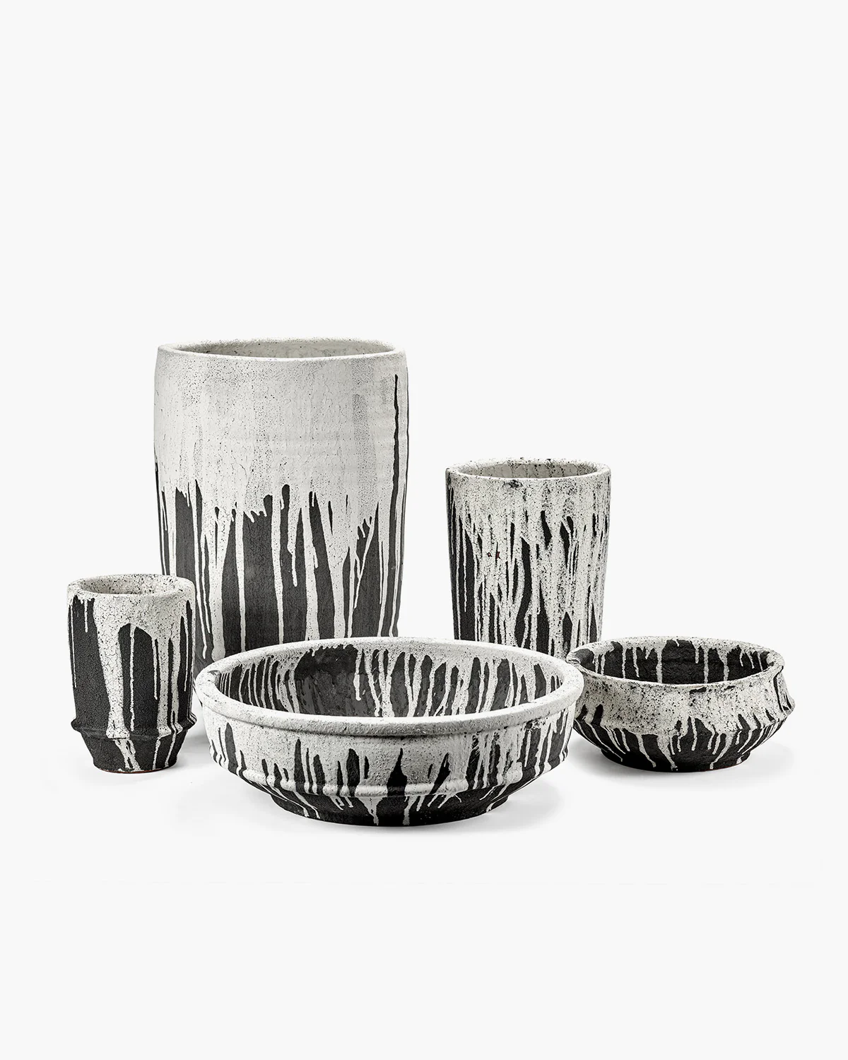 Planter bowl 02 L off-white/dark brown Dune - Image 5