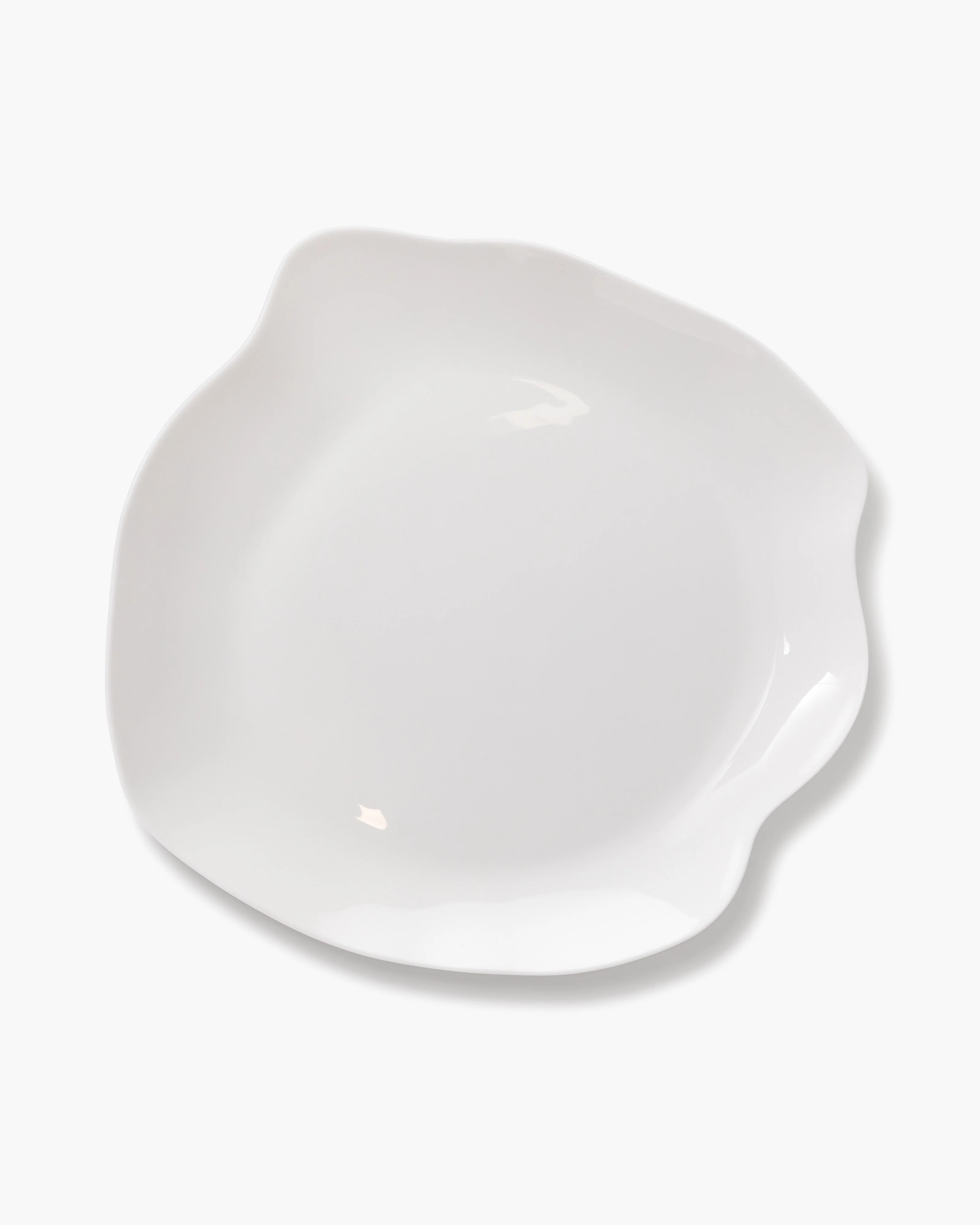 Serving plate Heaven round white Perfect Imperfection