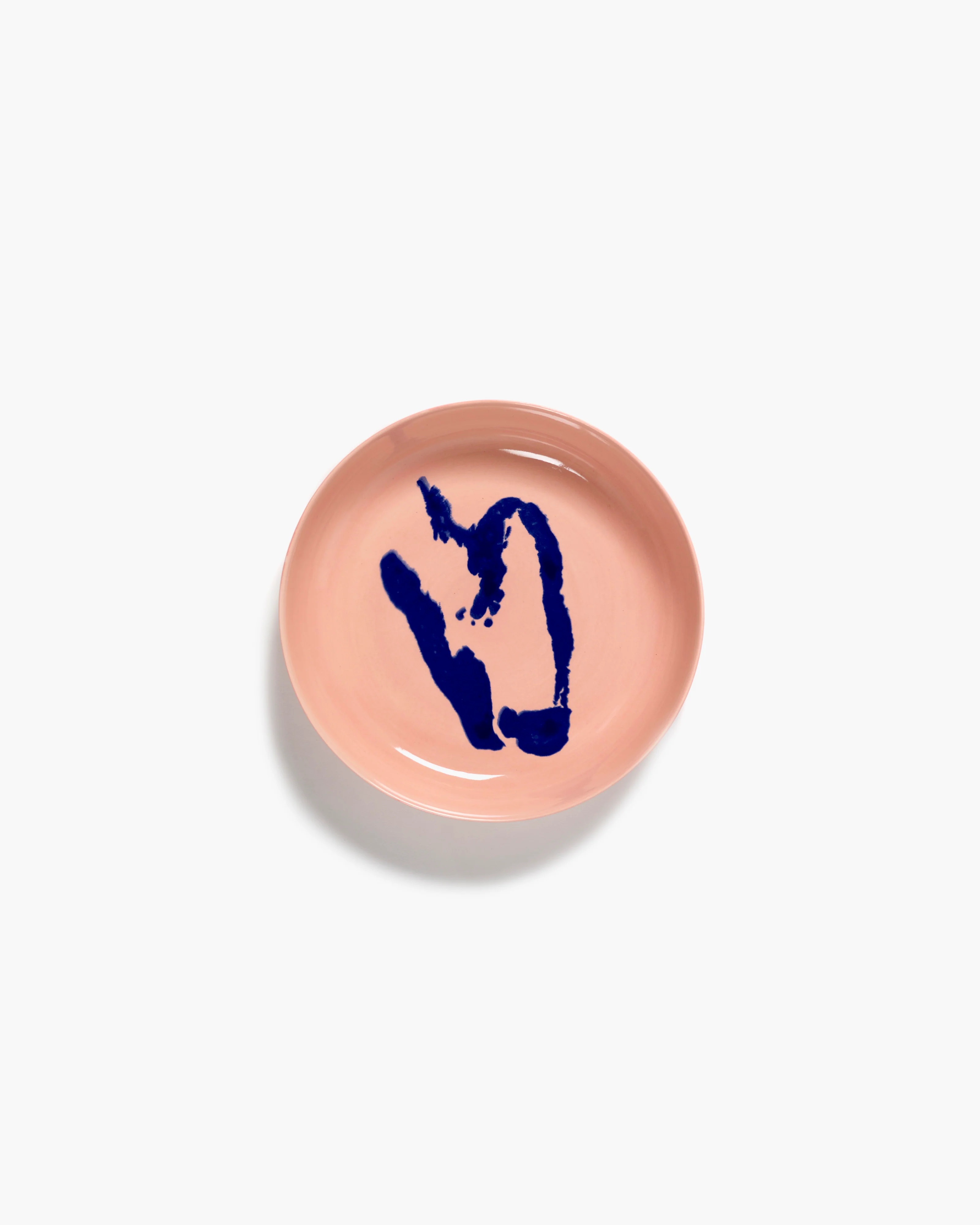 Deep plate pink - blue pepper Feast