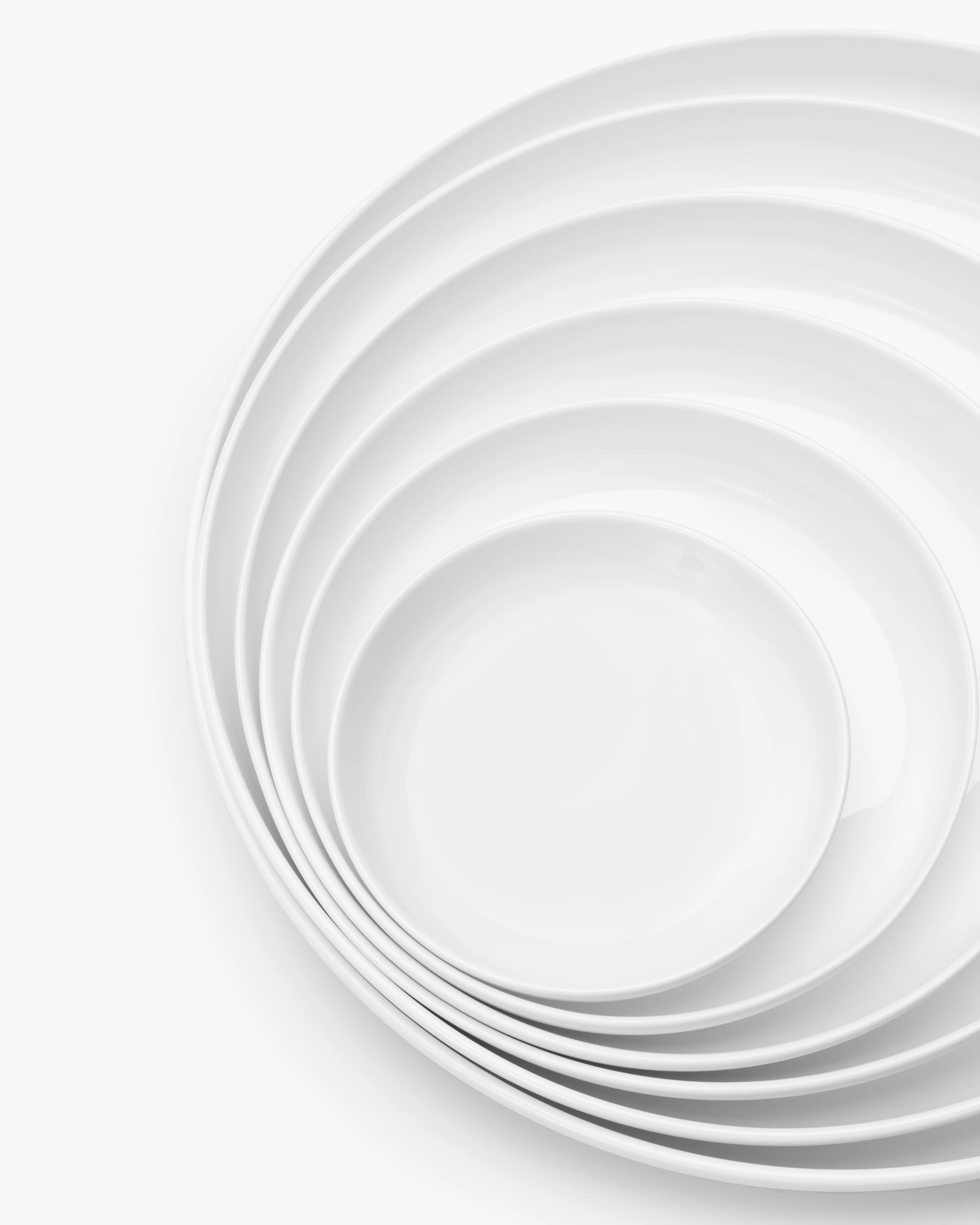 Bread plate high white Base - Image 5