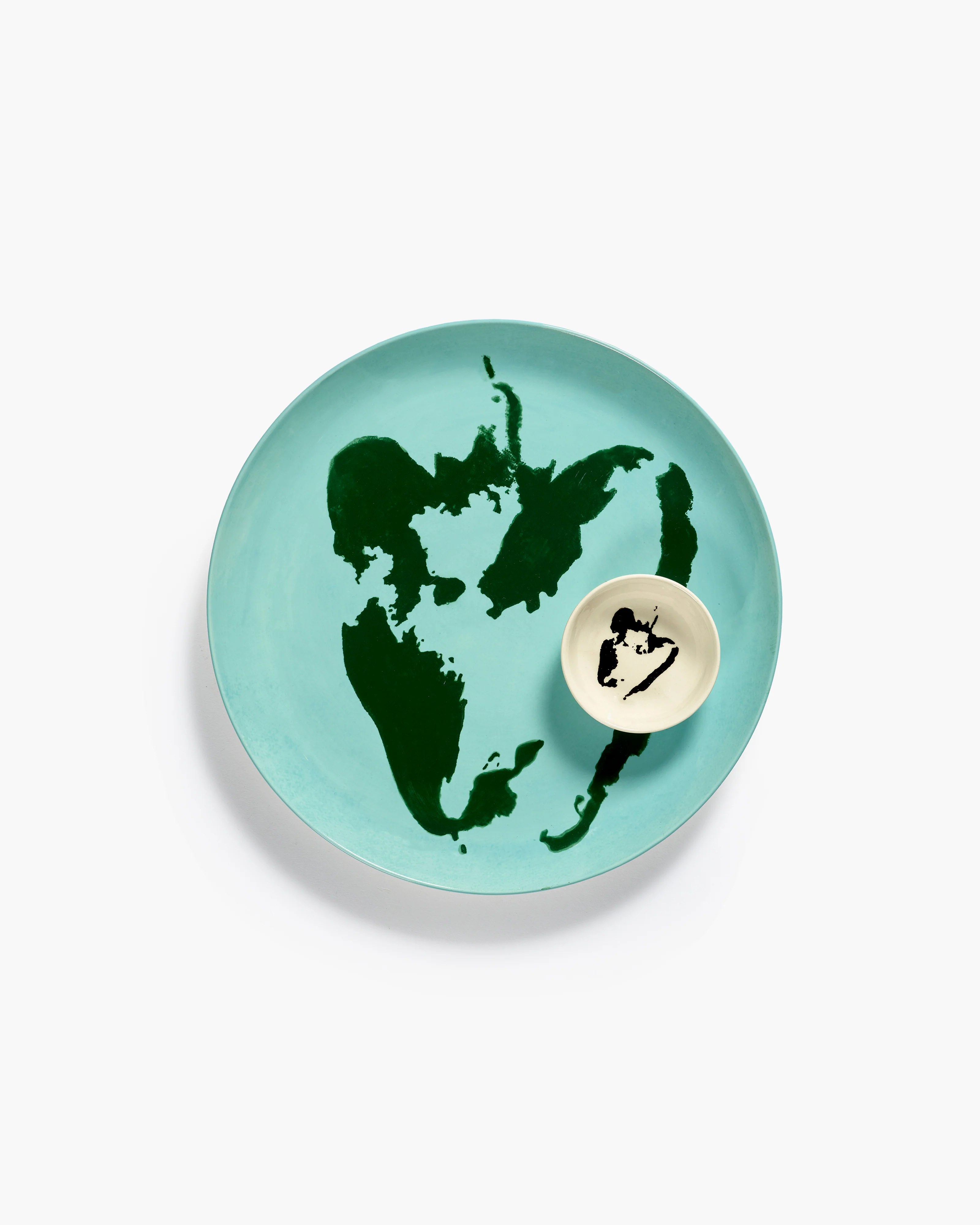 Dinner plate azure - green pepper Feast - Image 3