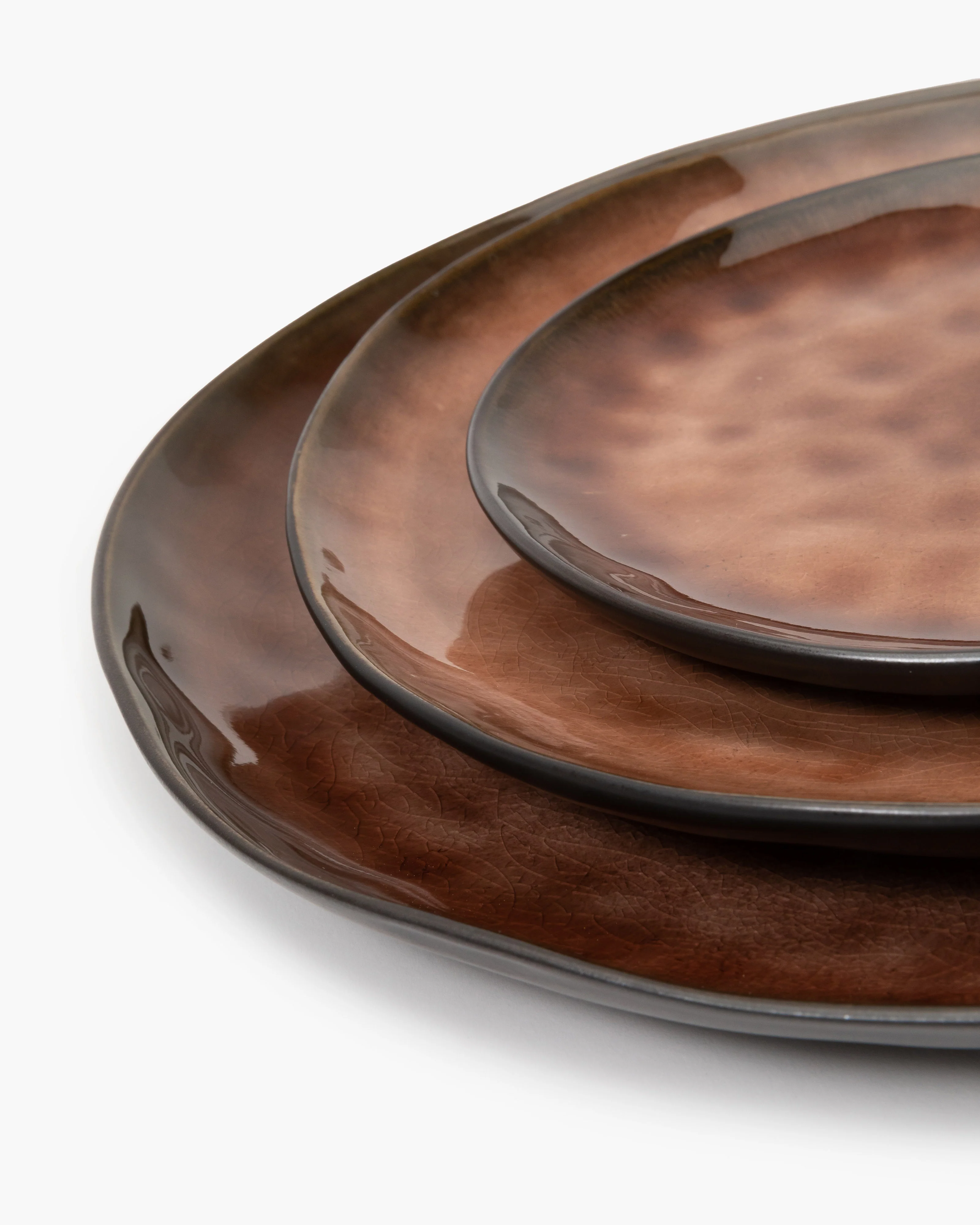 Serving plate brown Pure - Image 5