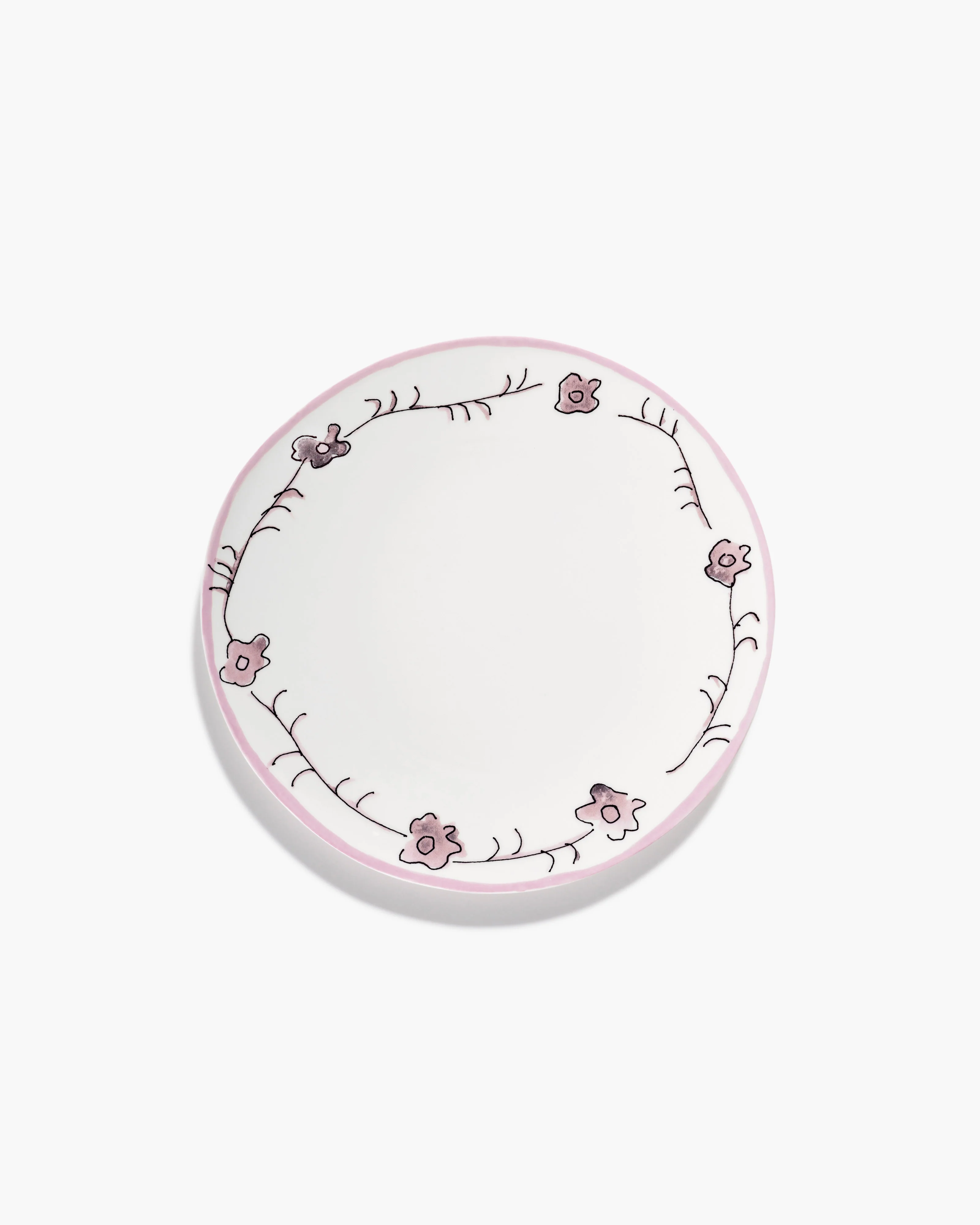 Dinner plate Dark viola Midnight Flowers - Image 3