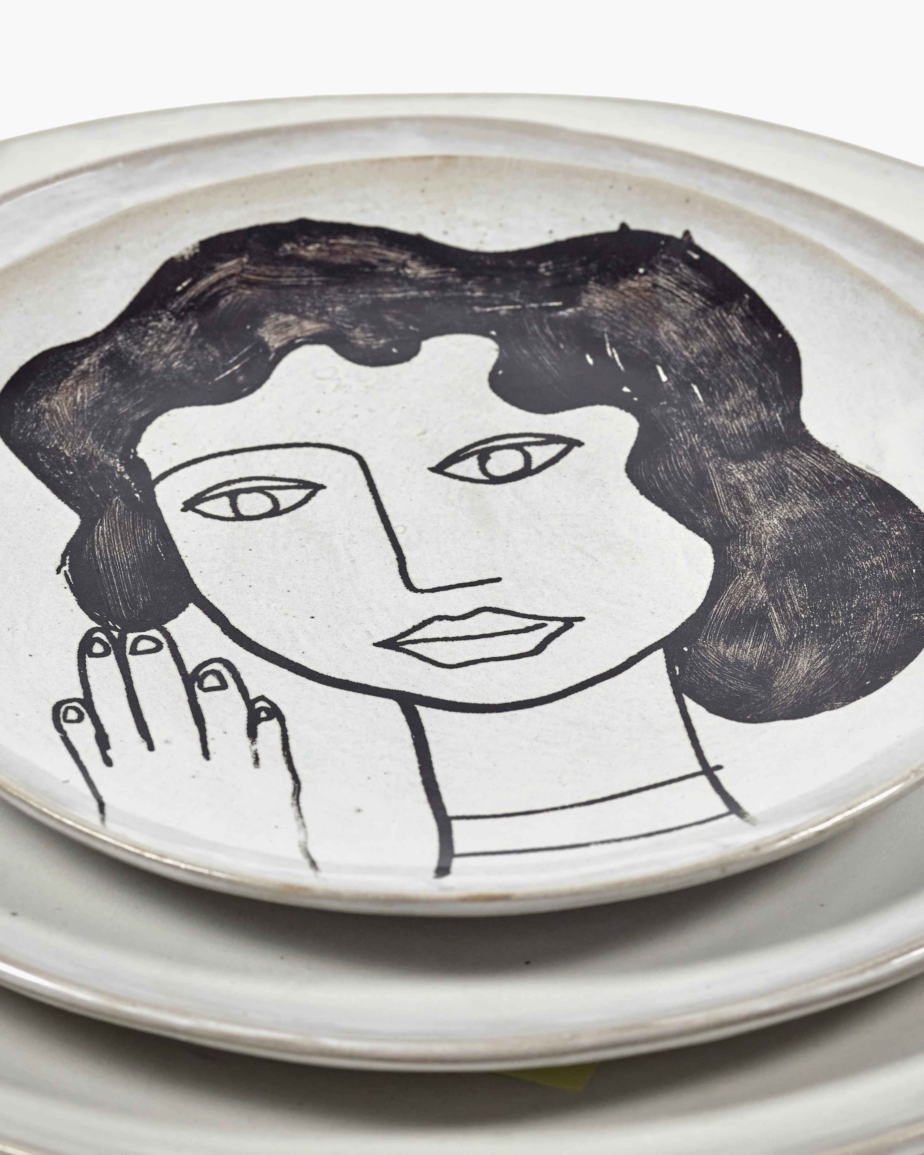 Starter plate off-white - black La Mère - Image 10