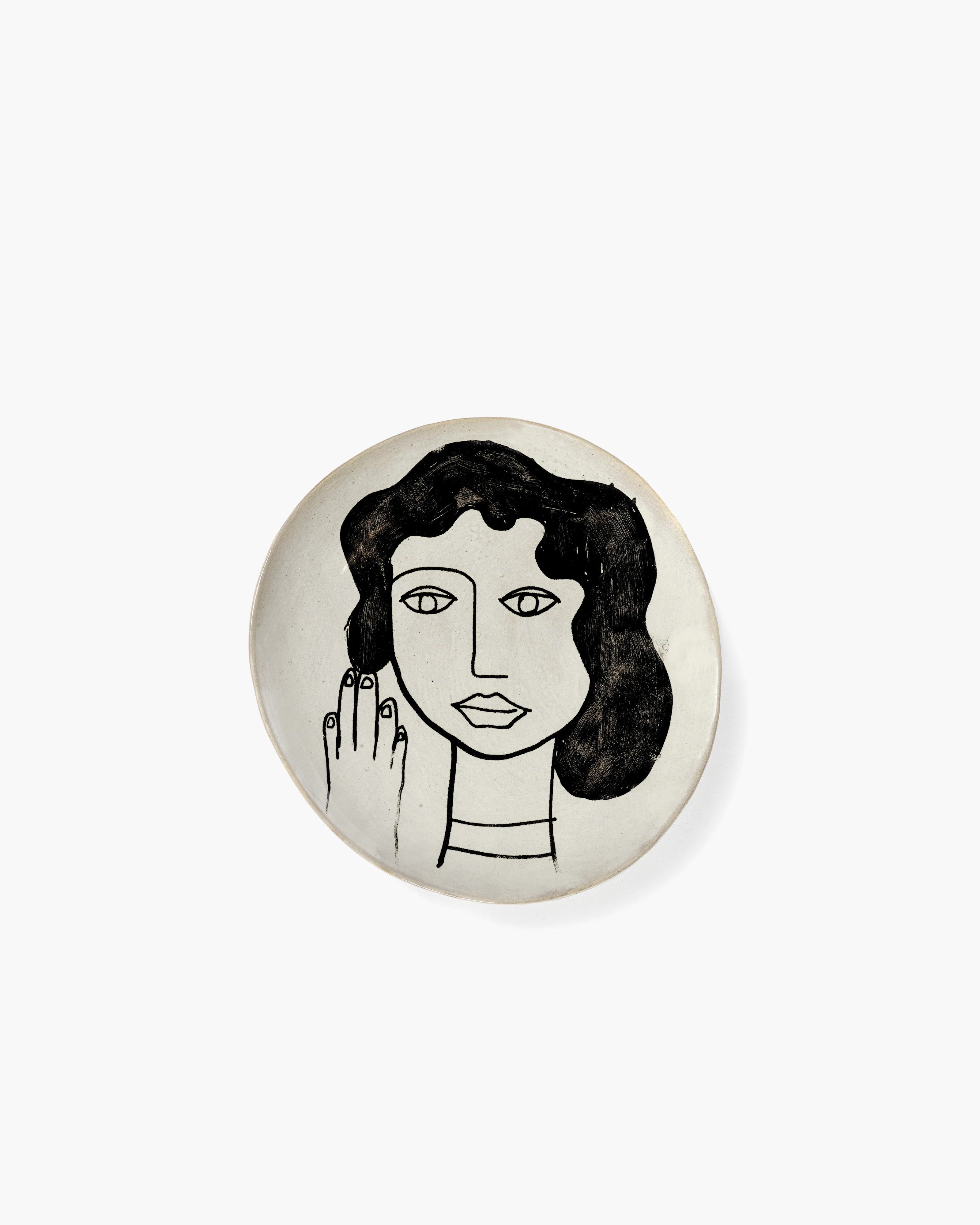Starter plate off-white - black La Mère - Image 8