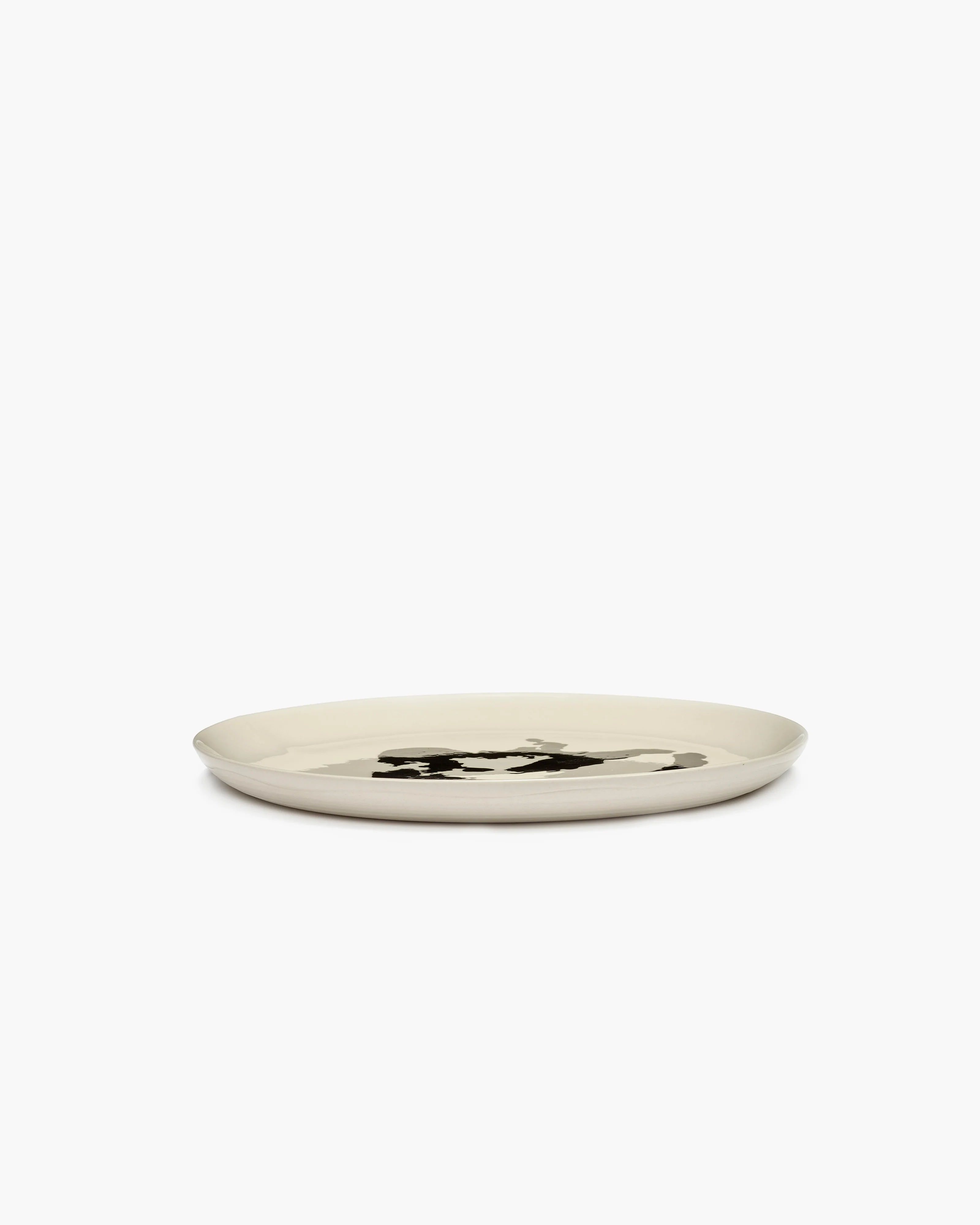Dinner plate white - black pepper Feast - Image 2