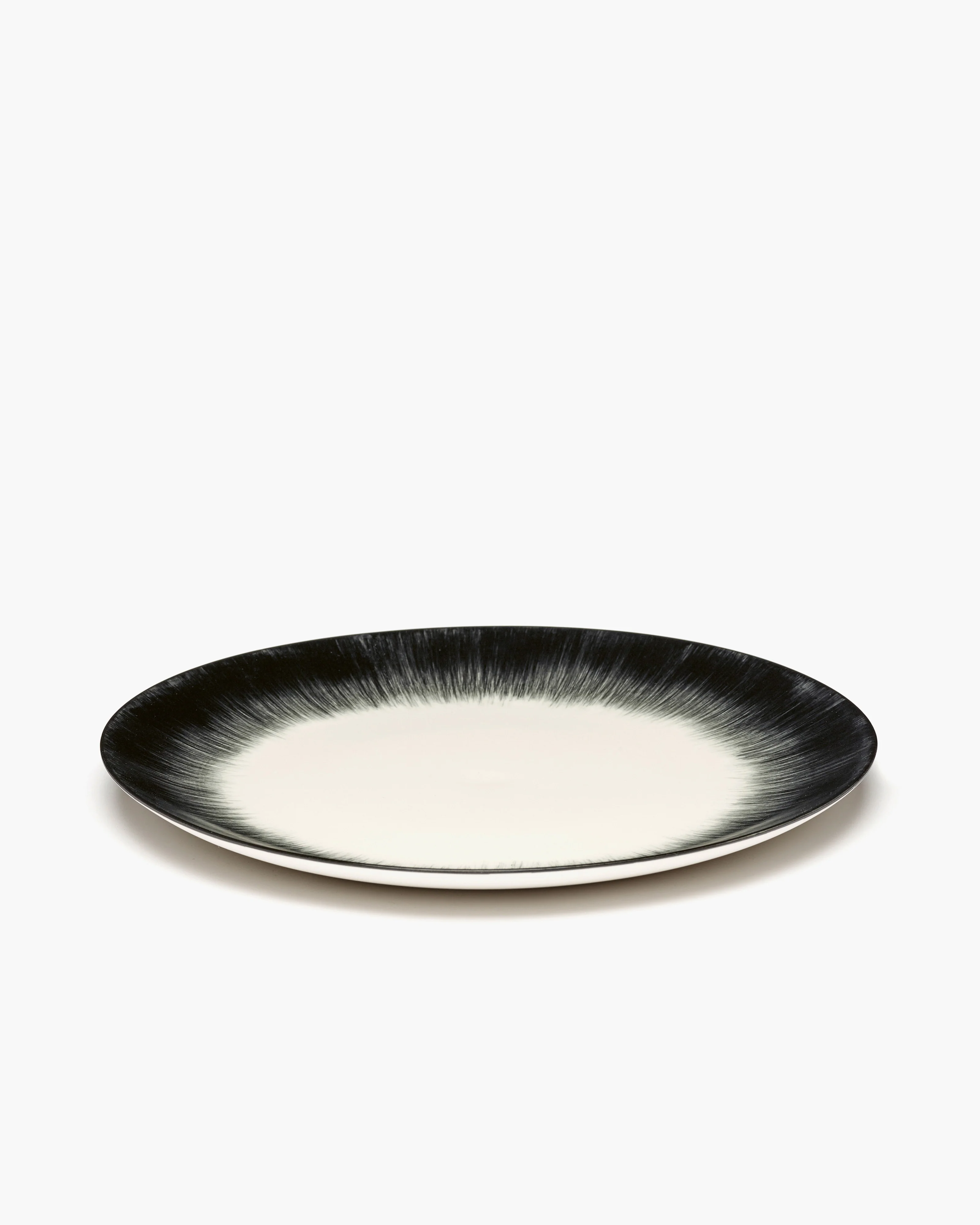 Dinner plate white/black variation 5 Dé - Image 2