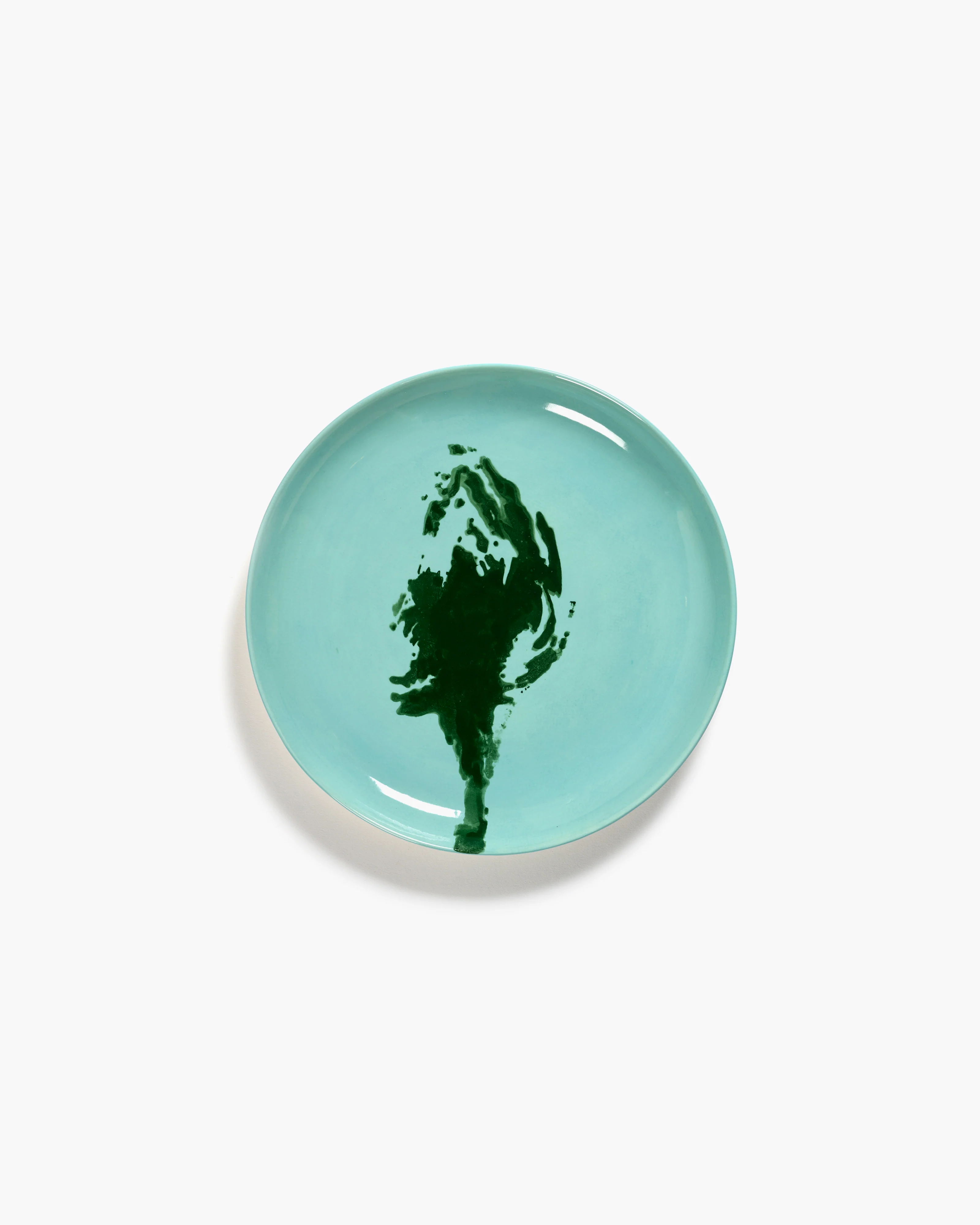Starter plate azure - green artichoke Feast